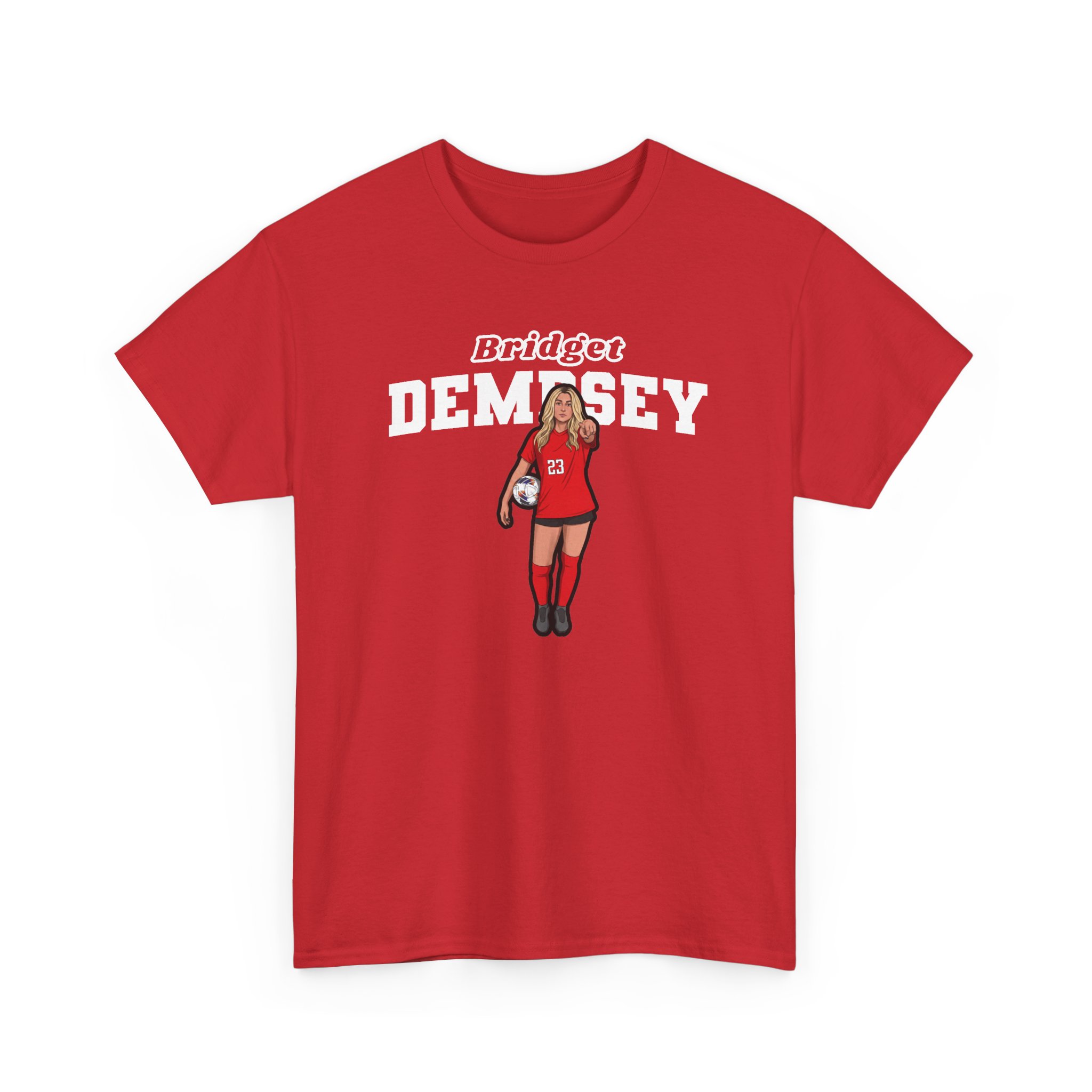 Tee — character_name_arch in Red