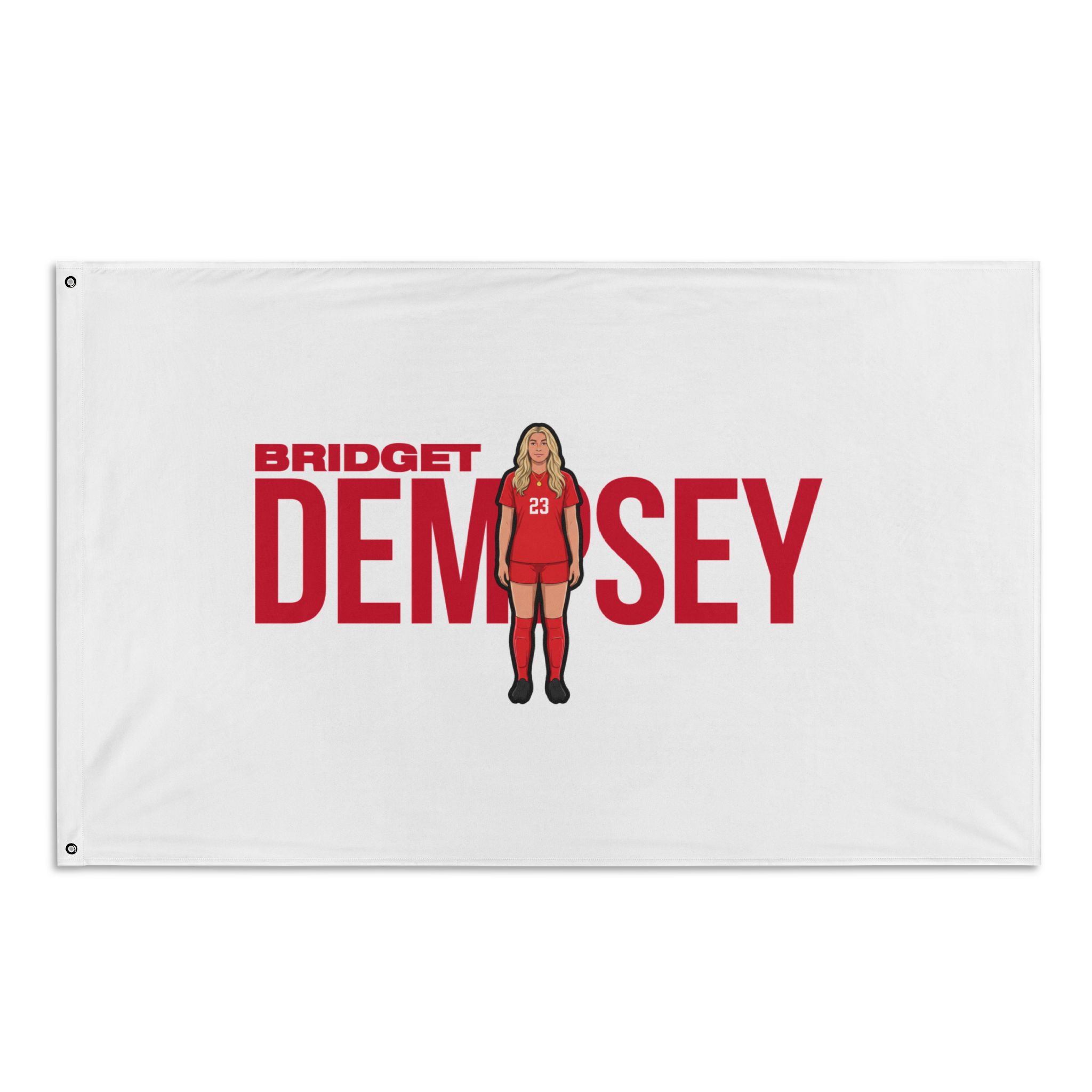 Flag (35 × 56 in) — character_player_name in Classic
