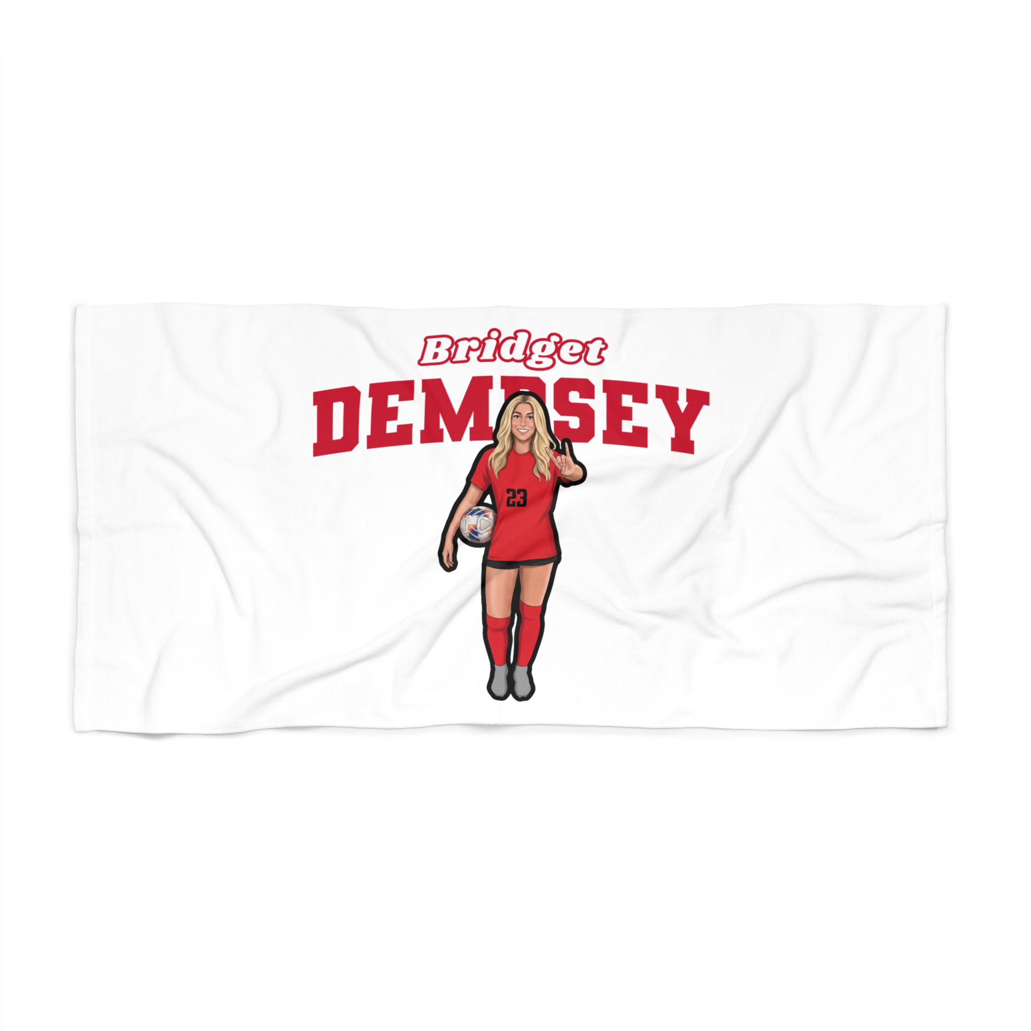 Beach Towel — character_name_arch in Classic