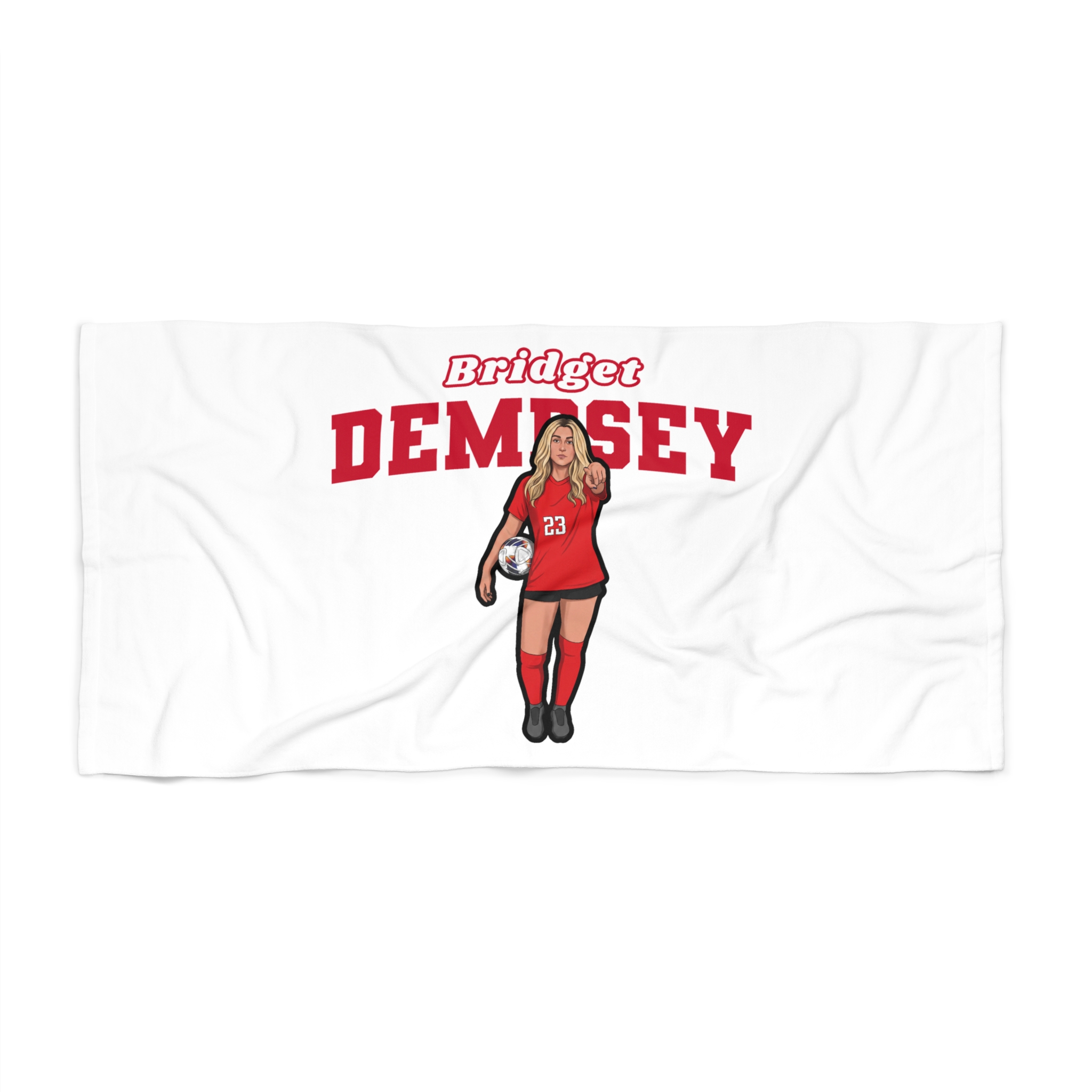 Beach Towel — character_name_arch in Classic