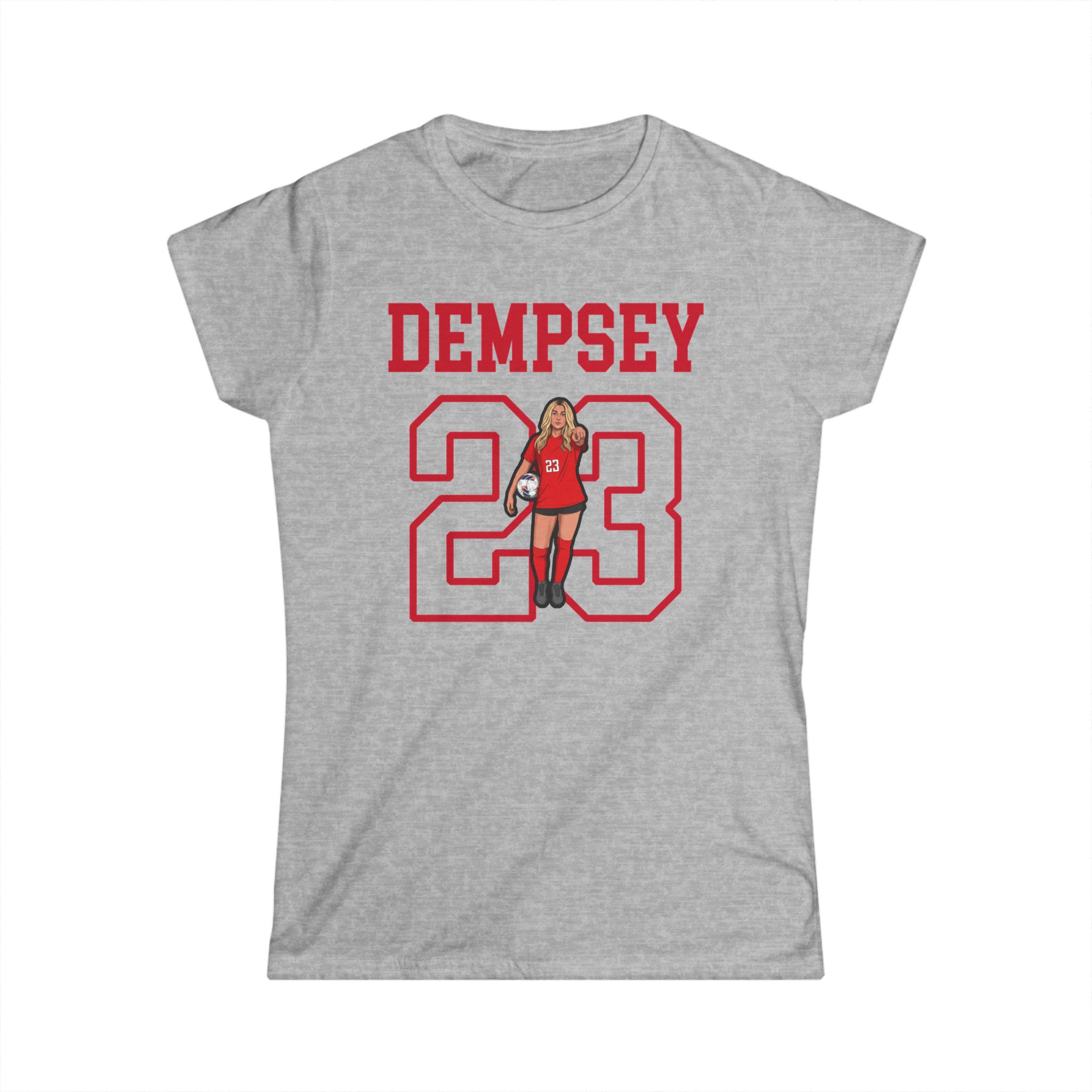 Women's Softstyle Tee — character_shirsey in Grey