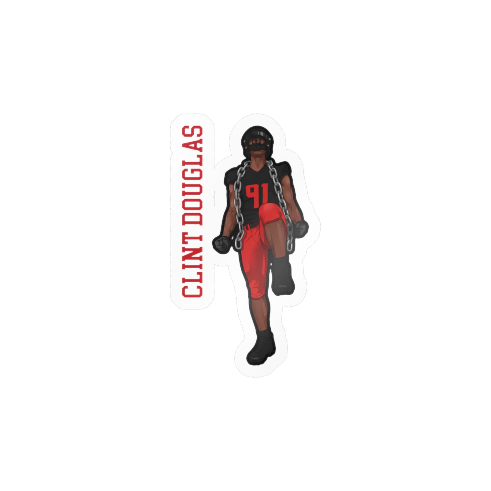 Vinyl Sticker — character_name_vertical in Classic