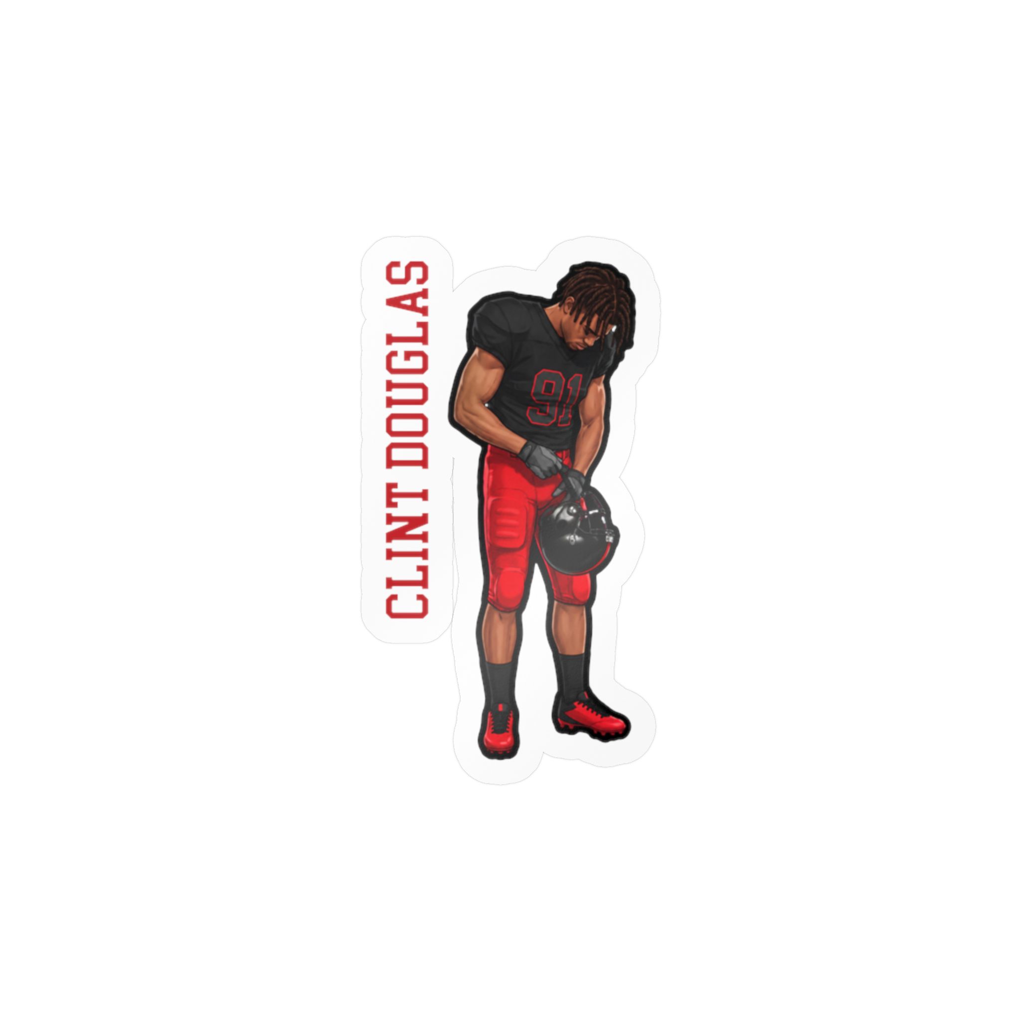 Vinyl Sticker — character_name_vertical in Classic