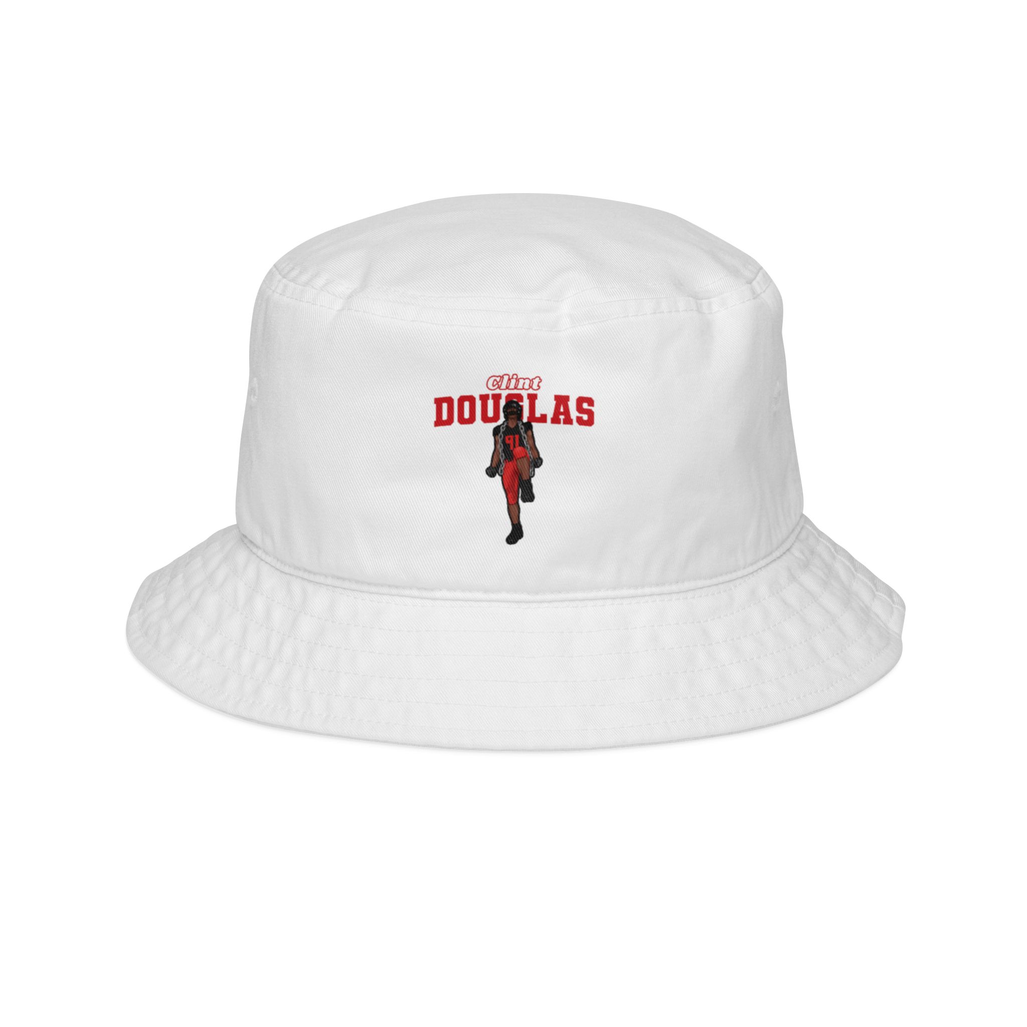 Bucket Hat — character_name_arch in White