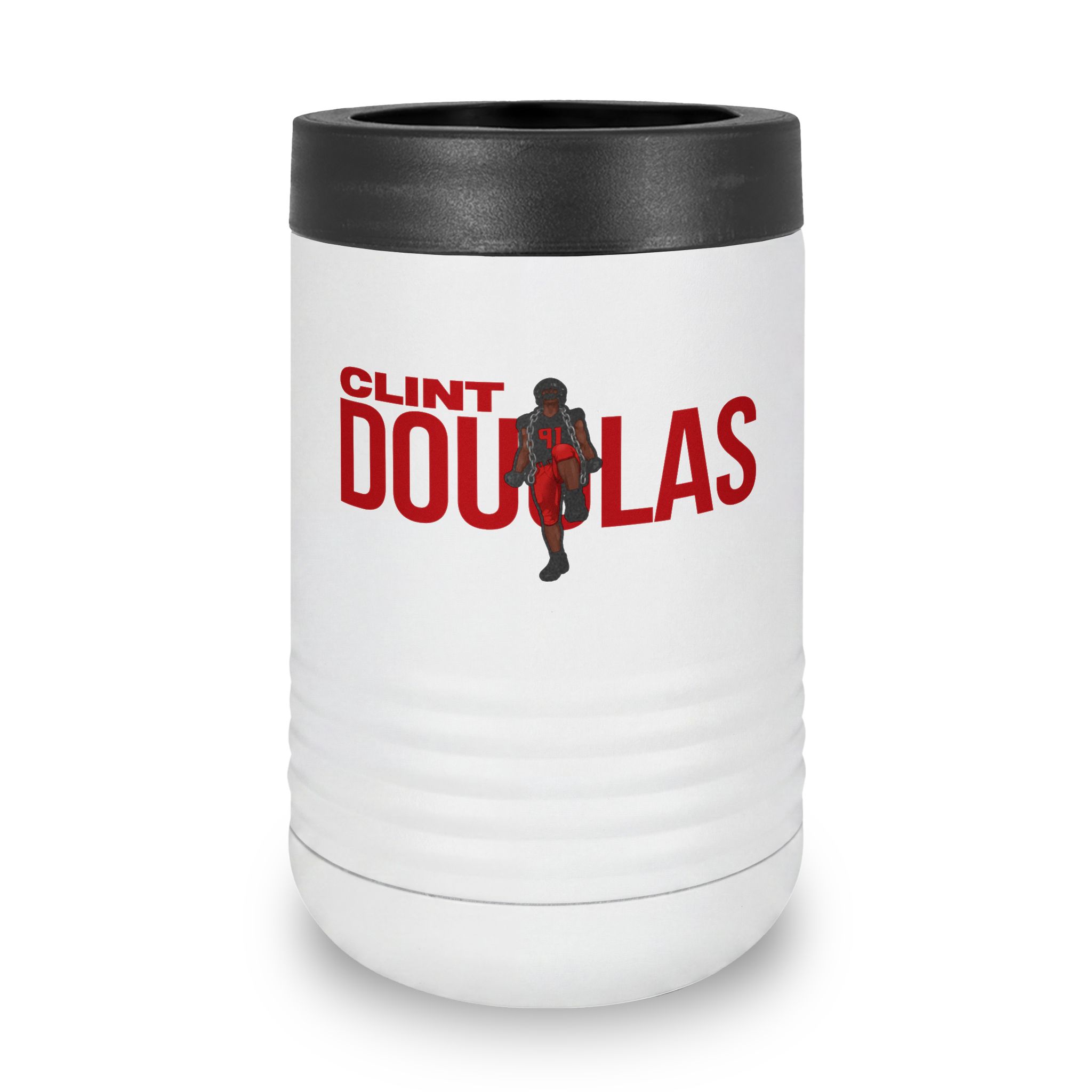 Stainless Can Cooler — character_player_name in White