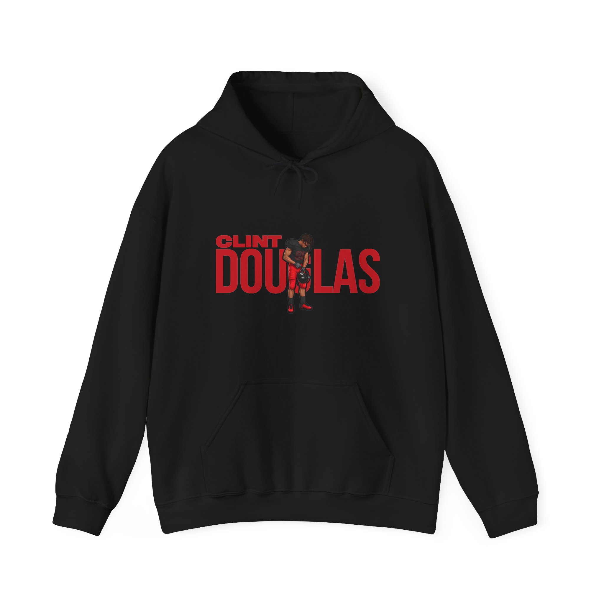 Hoodie — character_player_name in Black