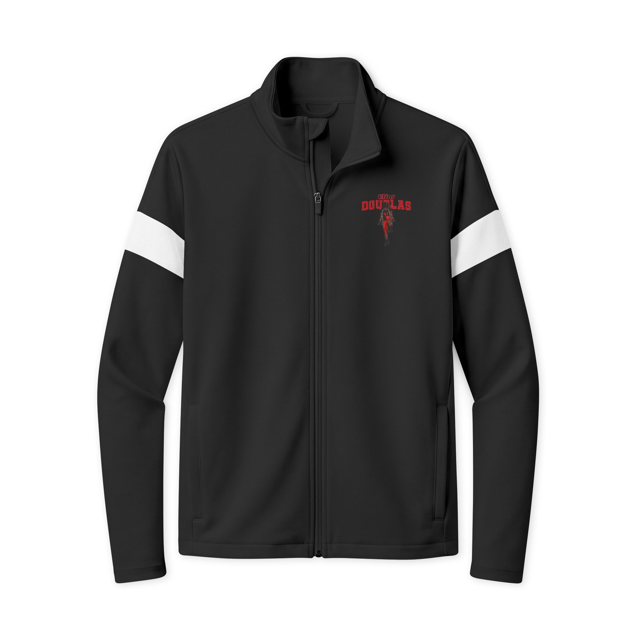 Travel Full-Zip Jacket — character_name_arch in Black/ White