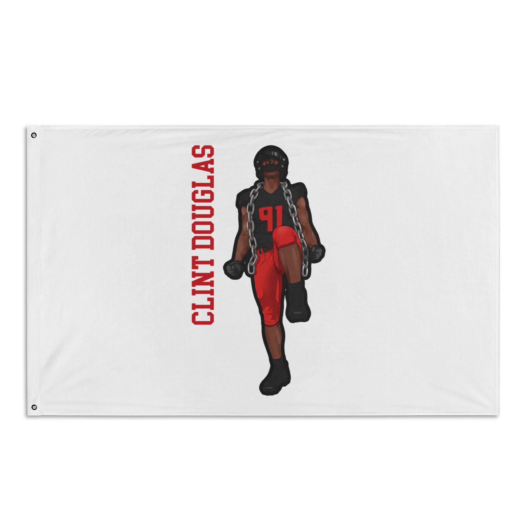 Flag (35 × 56 in) — character_name_vertical in Classic