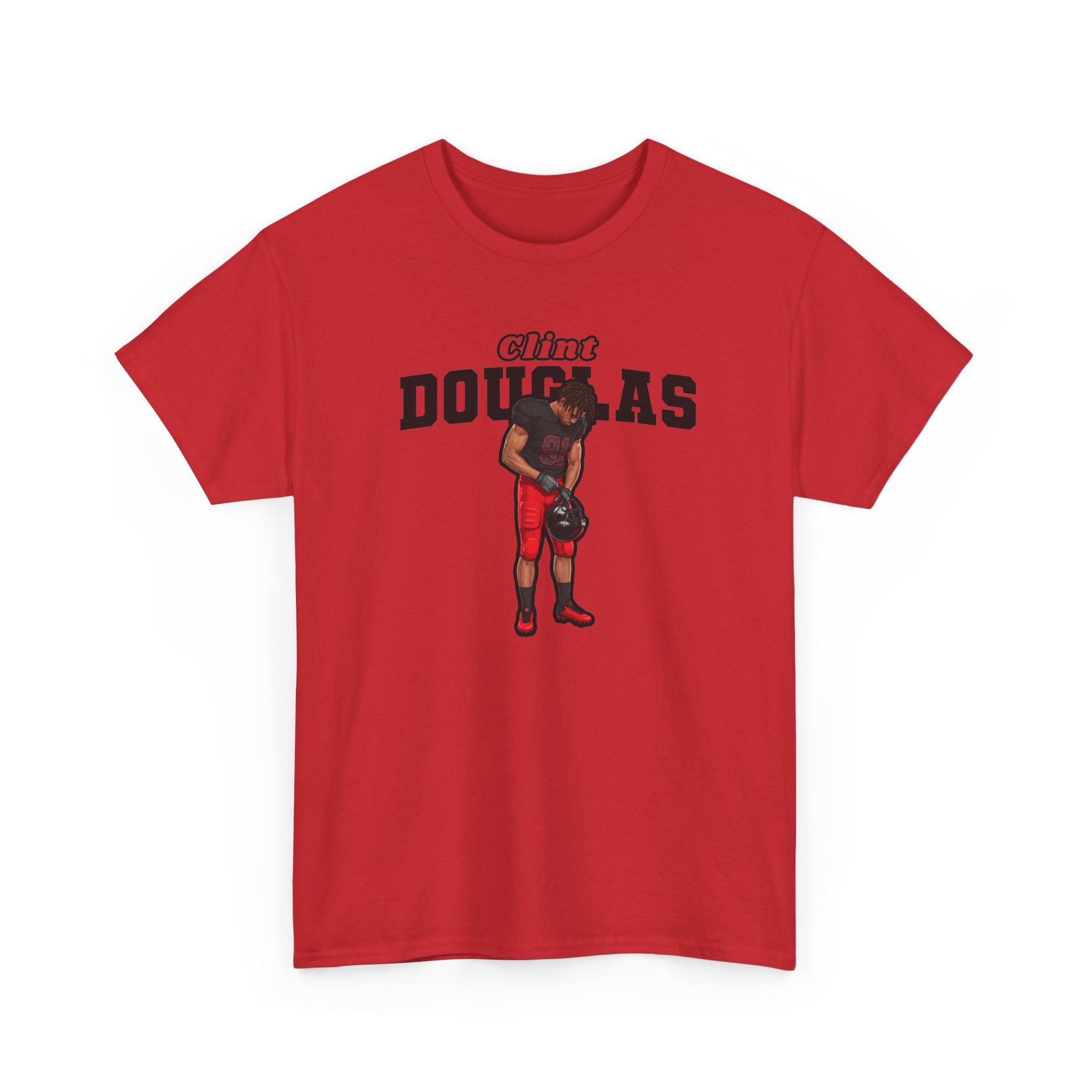 Tee — character_name_arch in Red