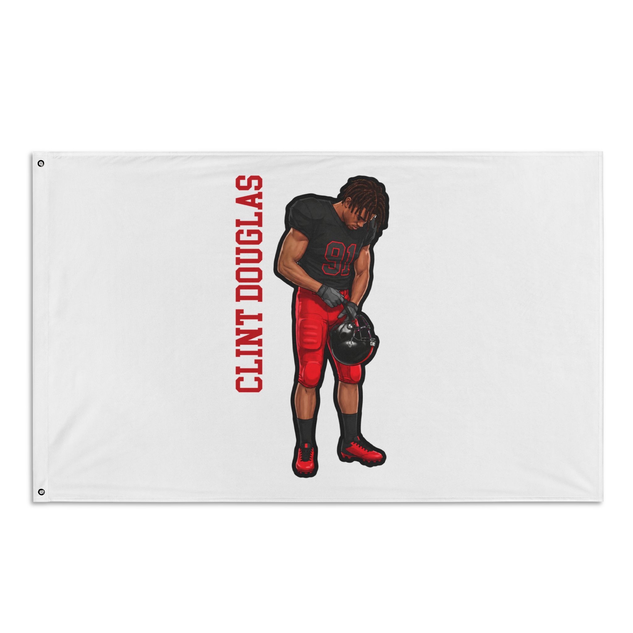 Flag (35 × 56 in) — character_name_vertical in Classic
