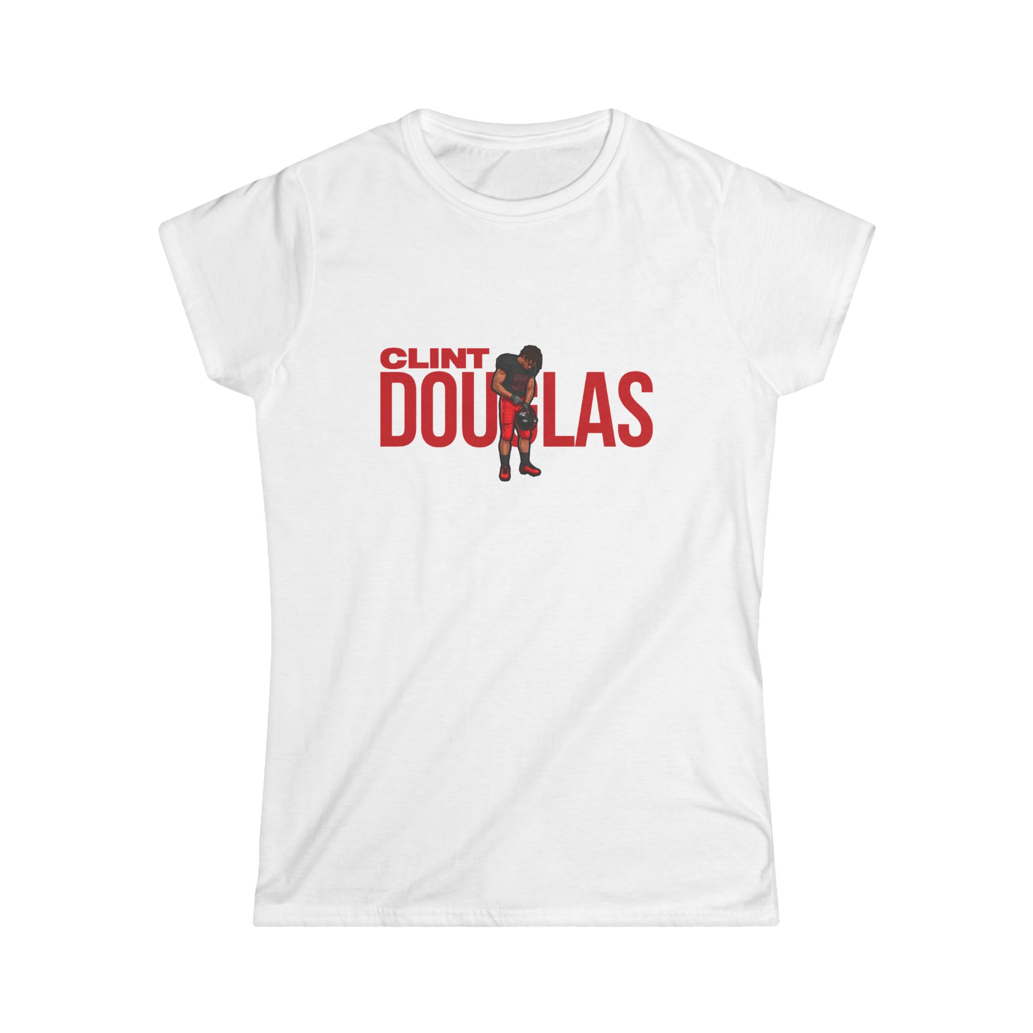 Women's Softstyle Tee — character_player_name in White