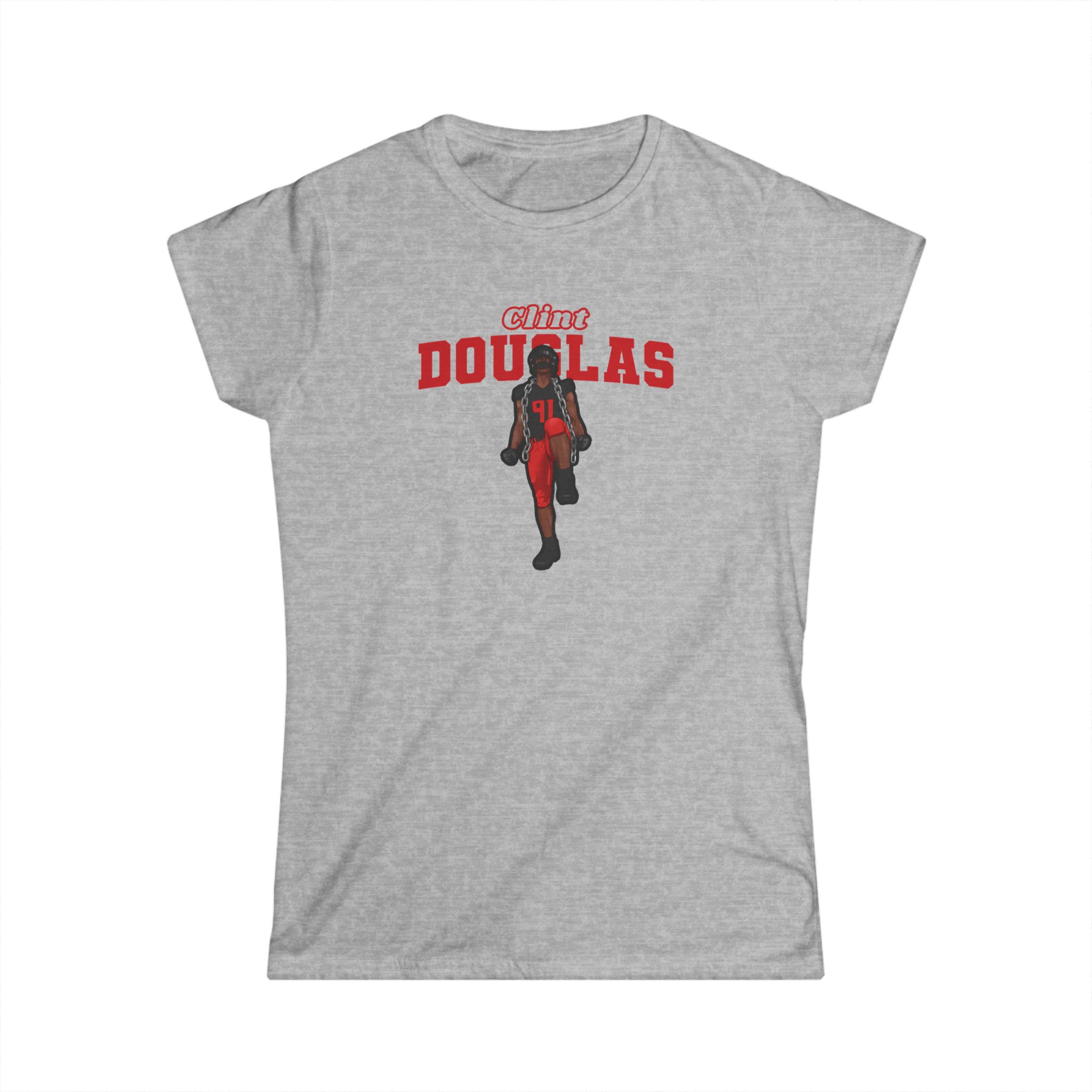 Women's Softstyle Tee — character_name_arch in Grey