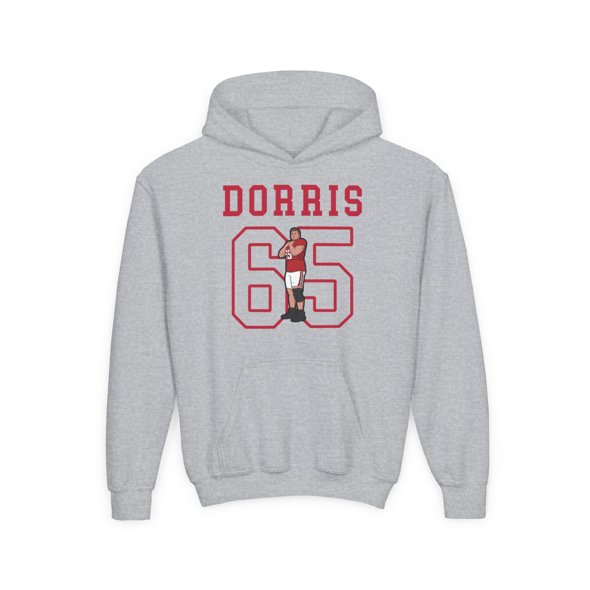 Youth Hoodie — character_shirsey in Grey