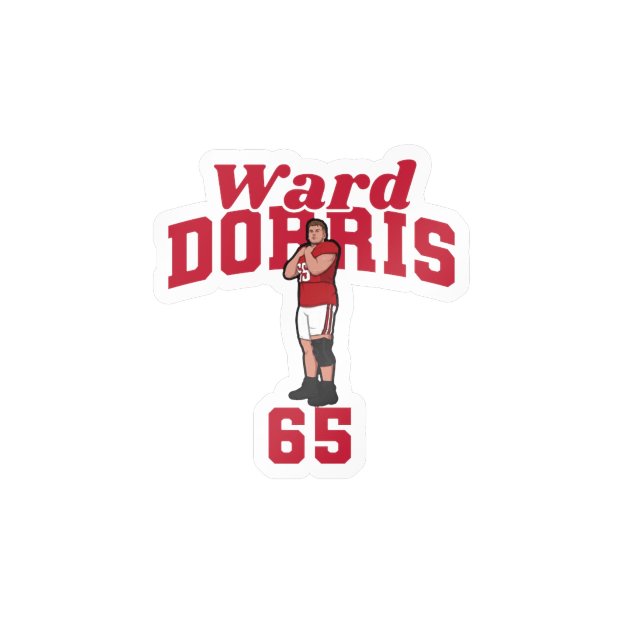 Vinyl Sticker — character_signature_arch in Classic