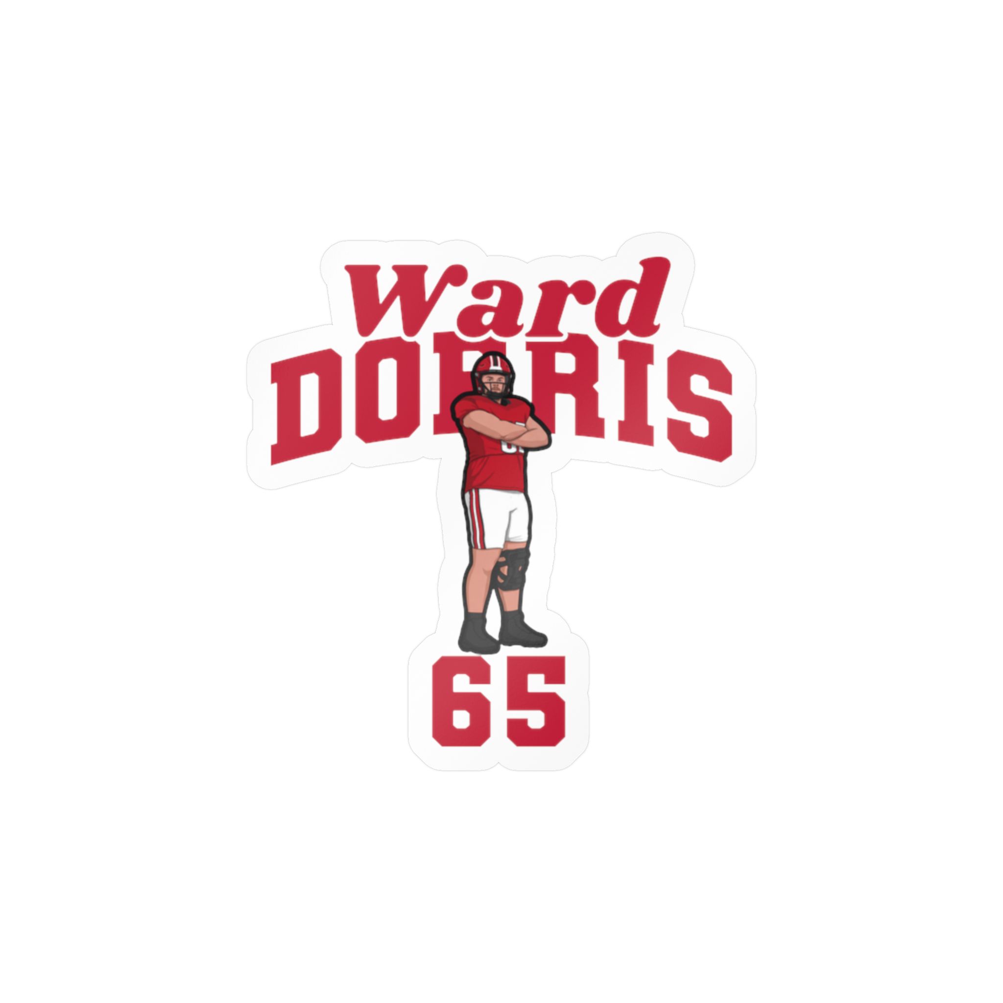 Vinyl Sticker — character_signature_arch in Classic