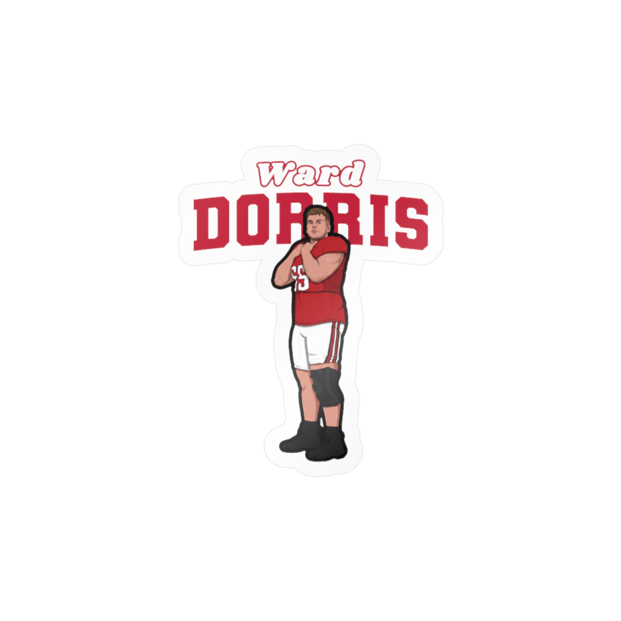 Vinyl Sticker — character_name_arch in Classic