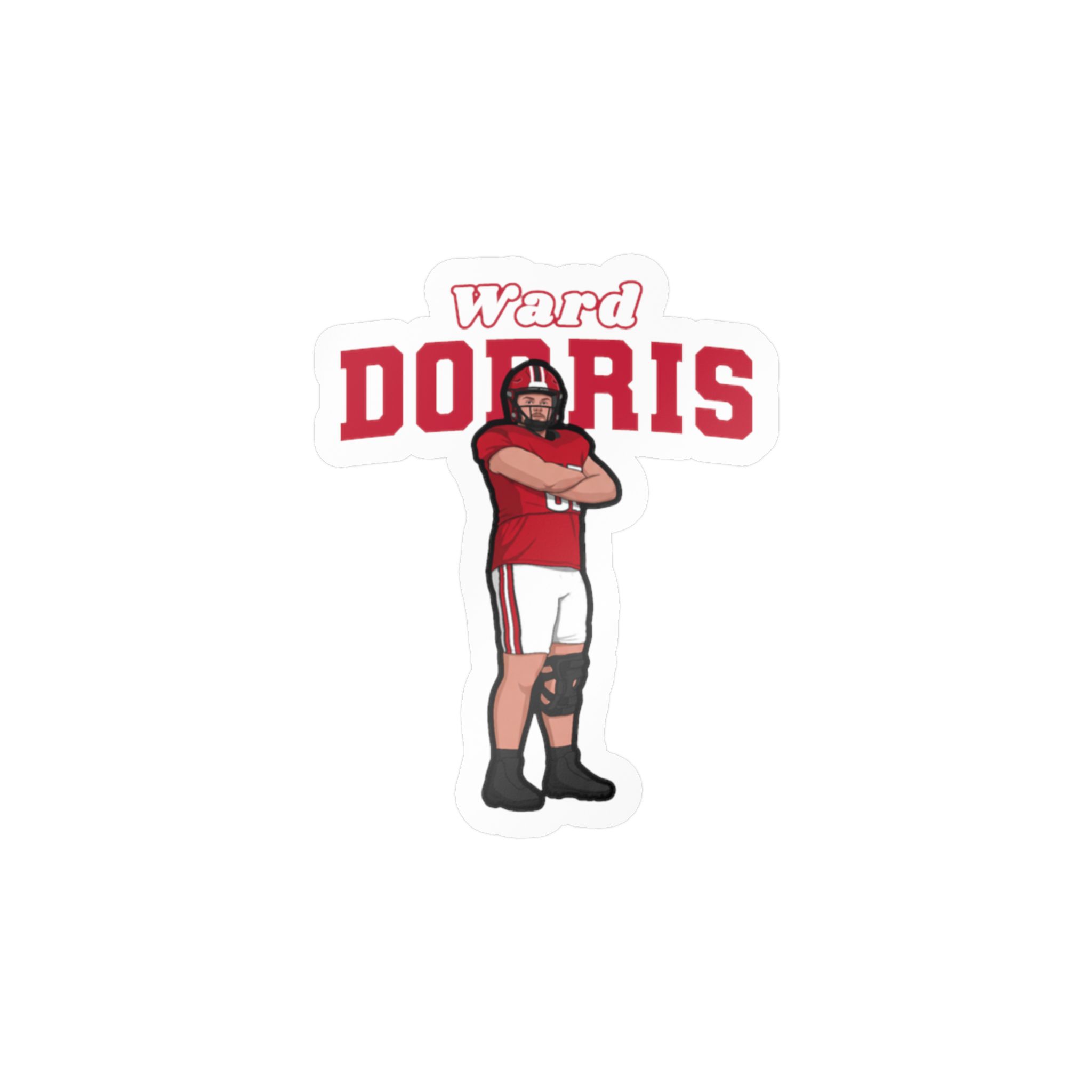 Vinyl Sticker — character_name_arch in Classic