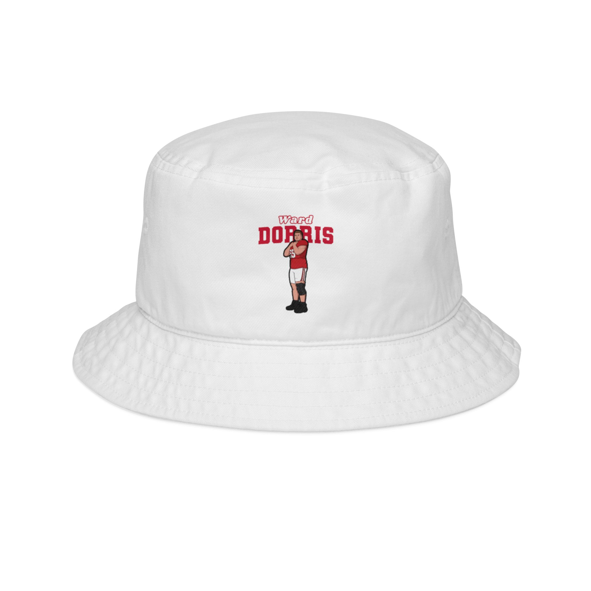 Bucket Hat — character_name_arch in White