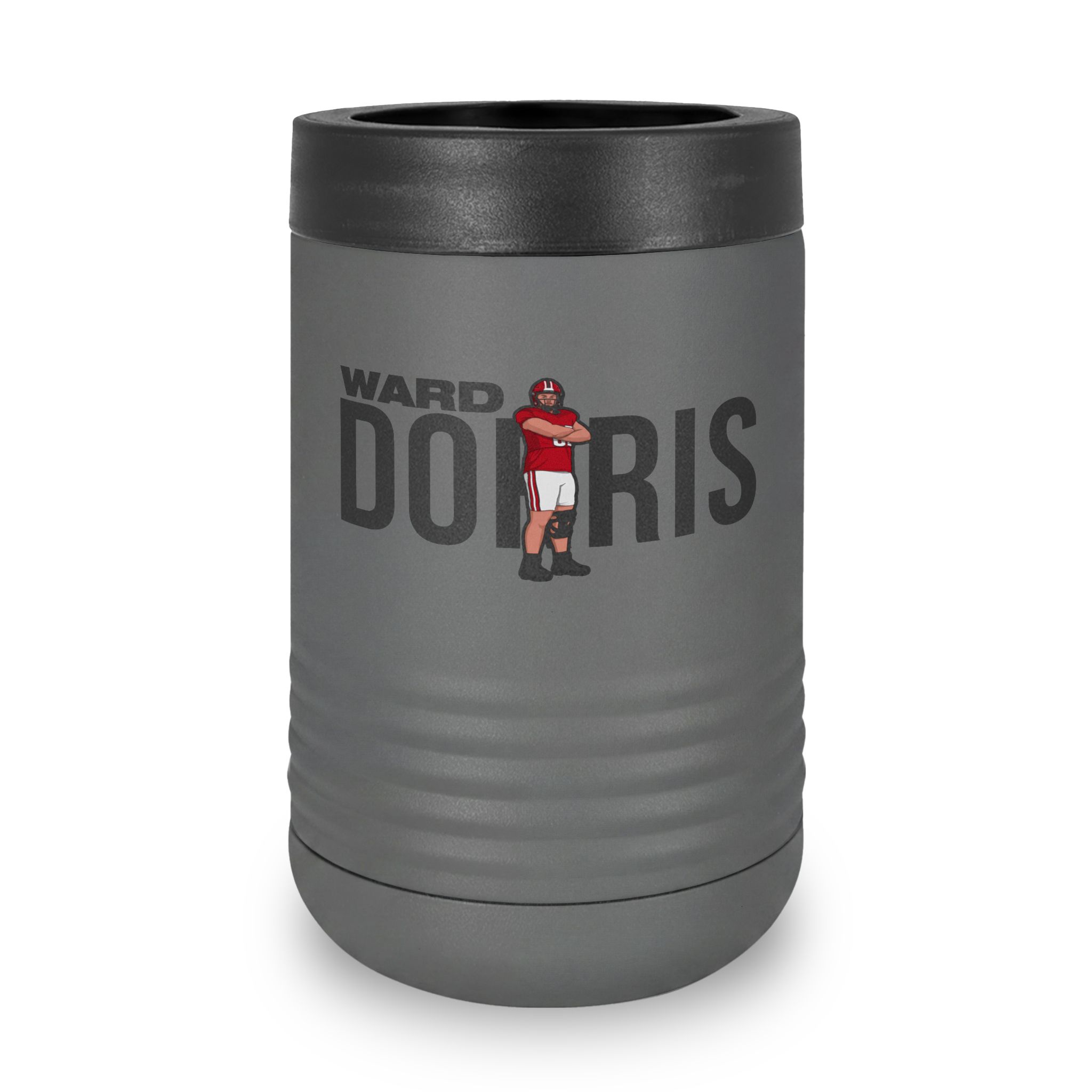 Stainless Can Cooler — character_player_name in Grey