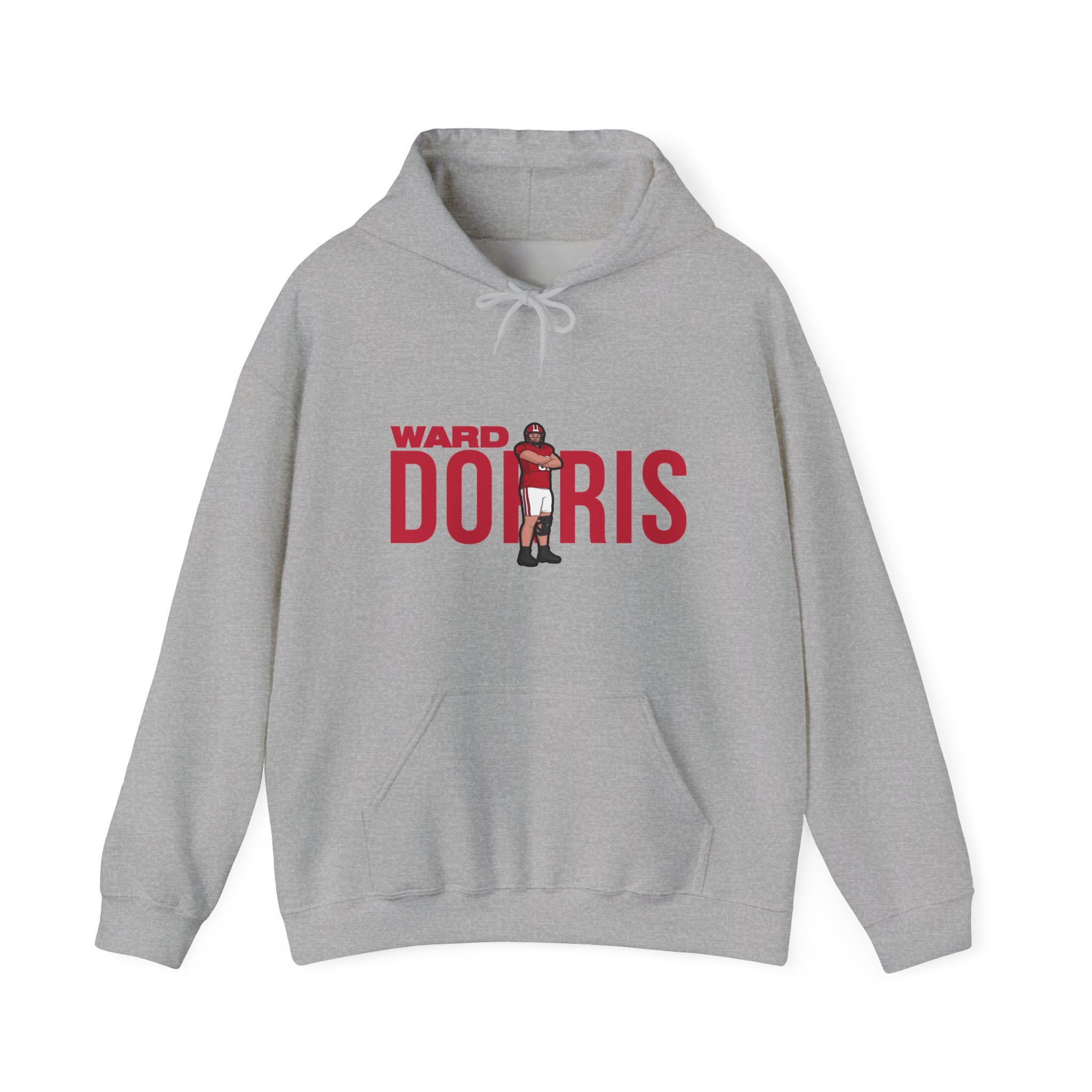 Hoodie — character_player_name in Grey
