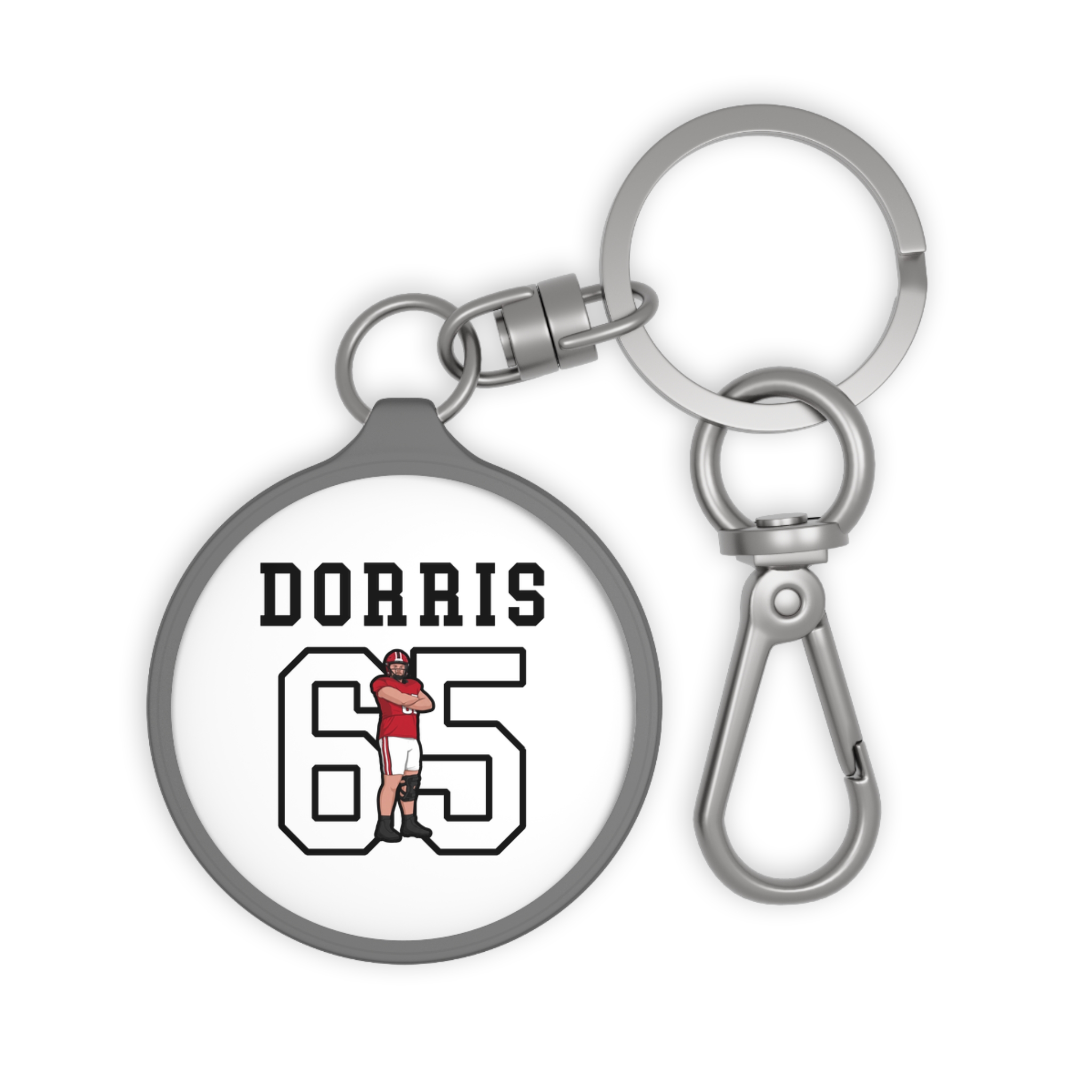 Keychain — character_shirsey in Grey