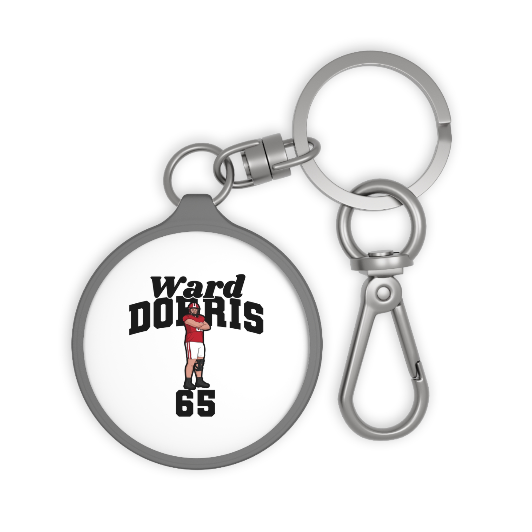 Keychain — character_signature_arch in Grey