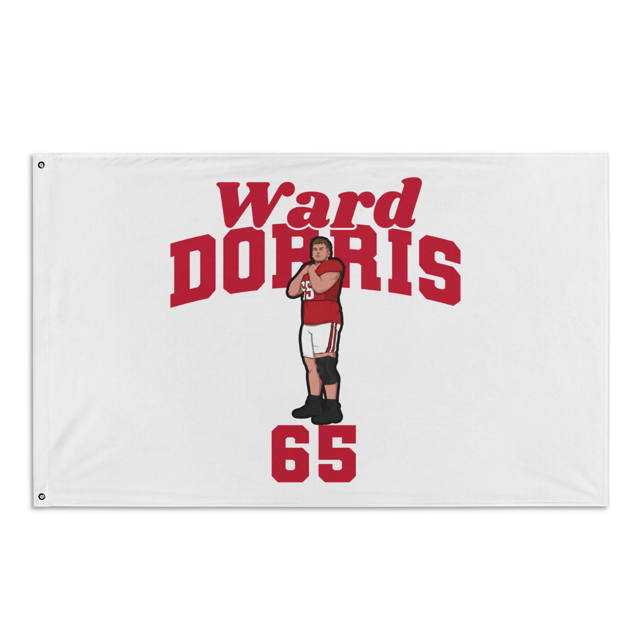 Flag (35 × 56 in) — character_signature_arch in Classic