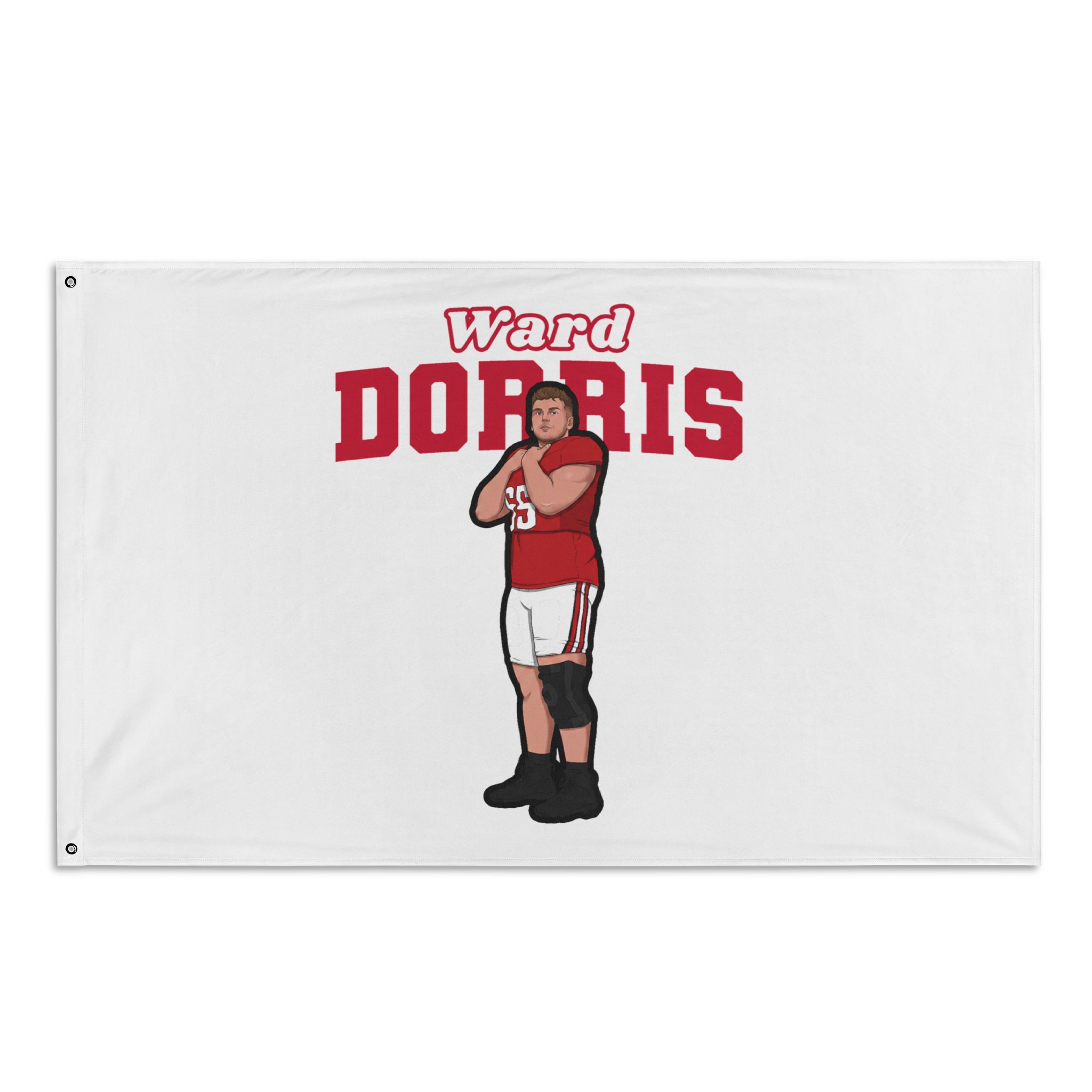 Flag (35 × 56 in) — character_name_arch in Classic