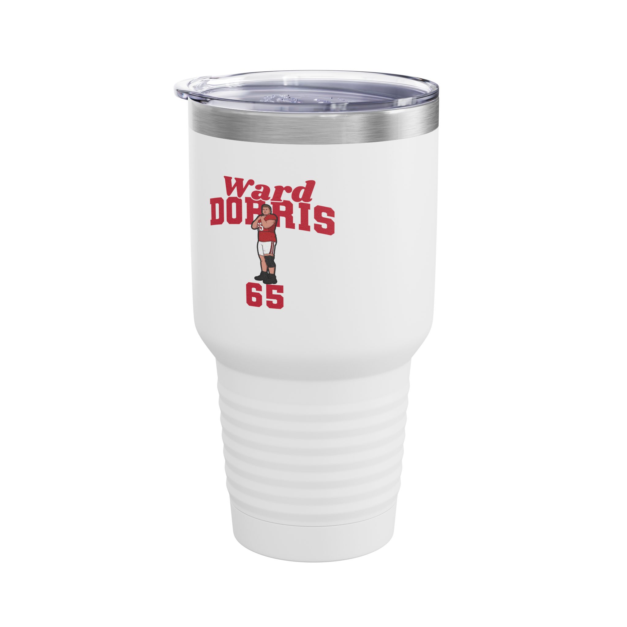 30oz Tumbler — character_signature_arch in White