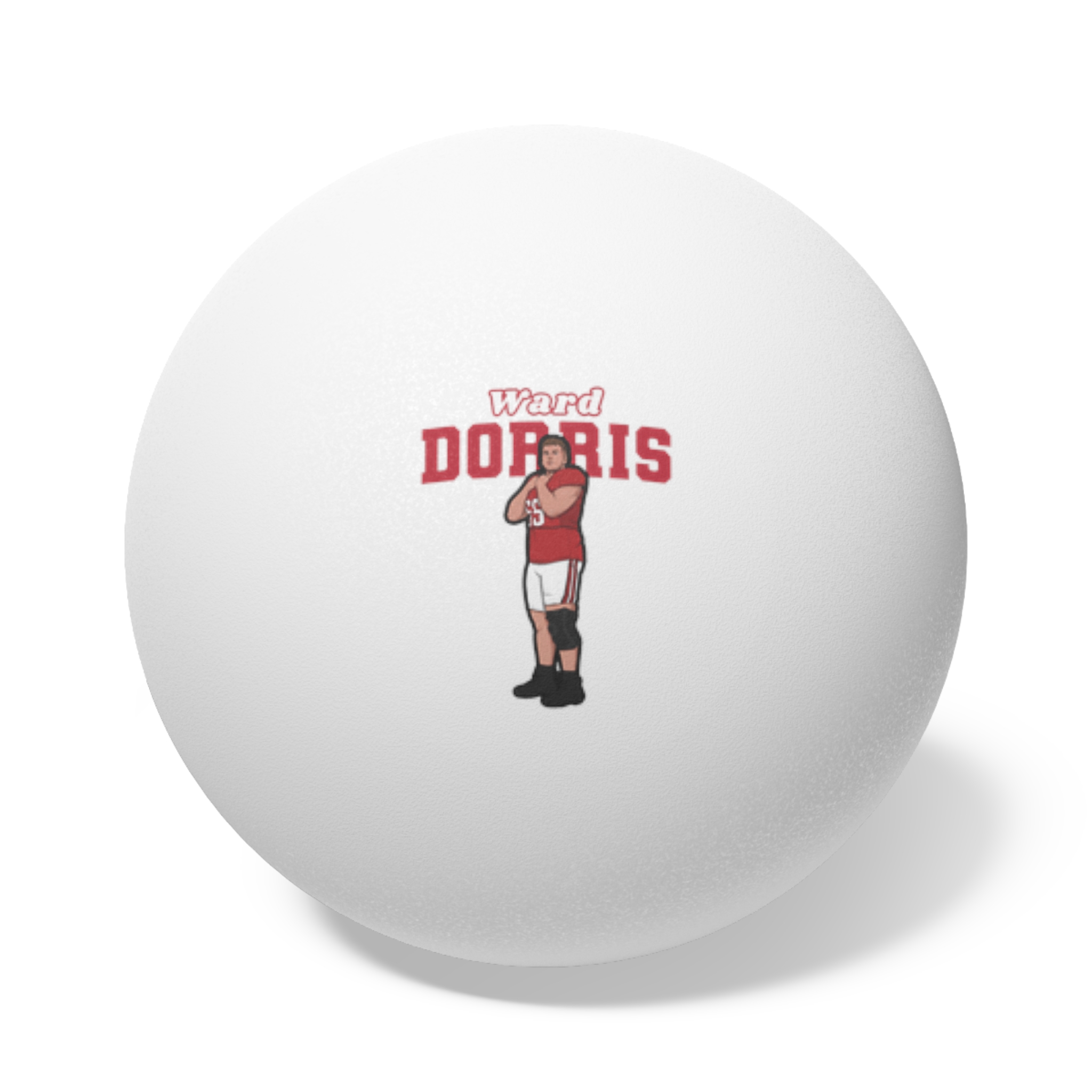 Ping Pong Balls, 6 pcs — character_name_arch in White