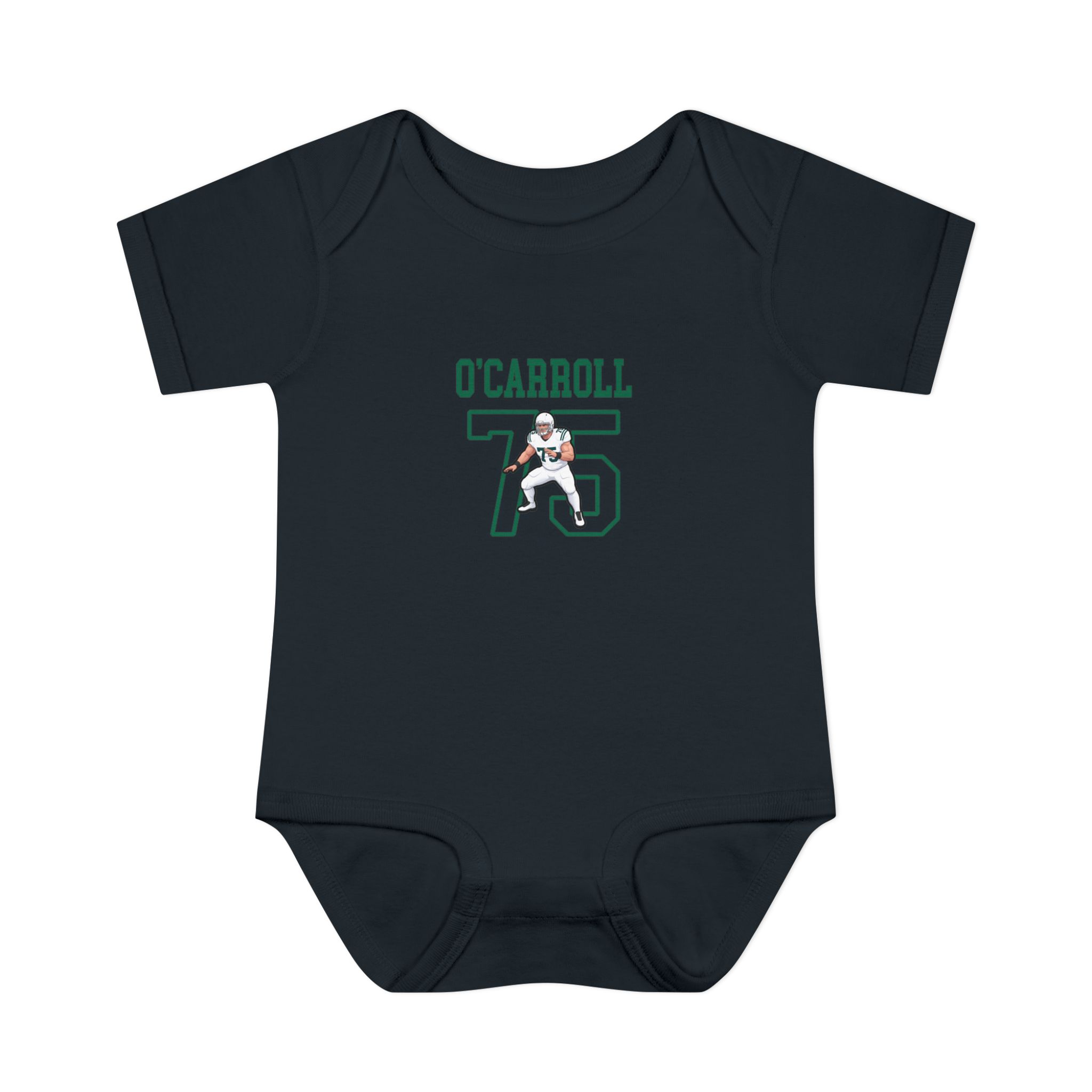 Baby Onesie — character_shirsey in Black