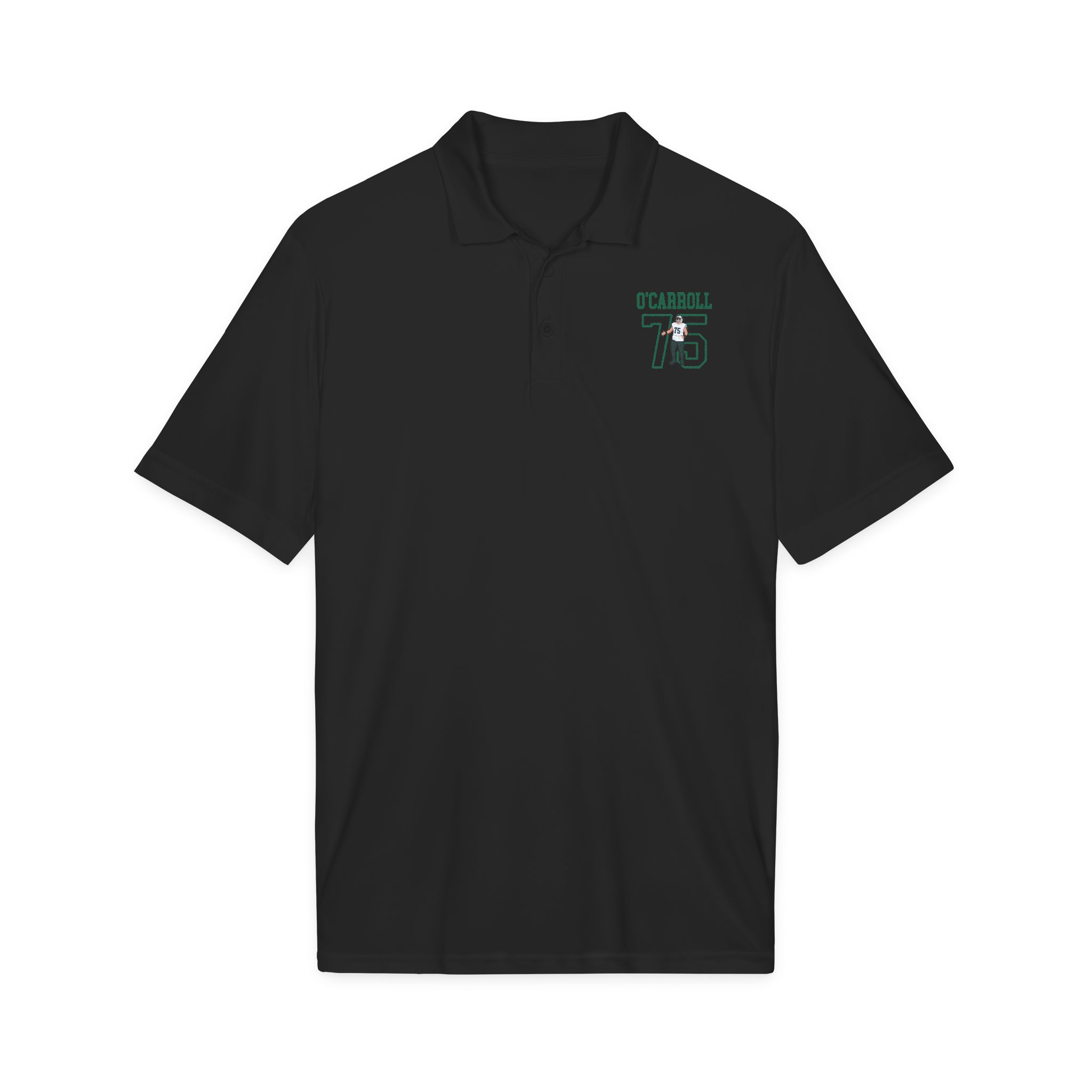 Polo — character_shirsey in Black