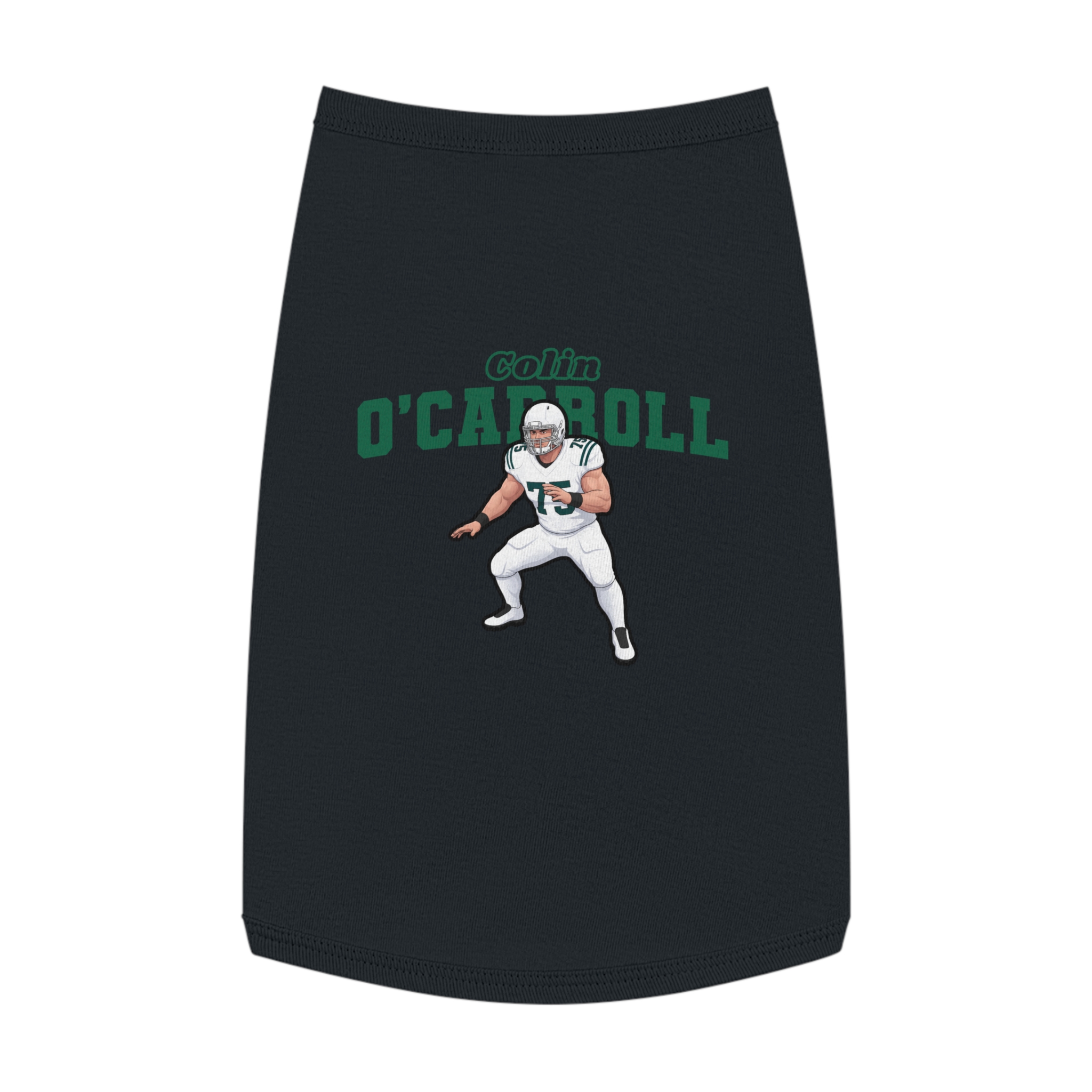 Pet Tank Top — character_name_arch in White