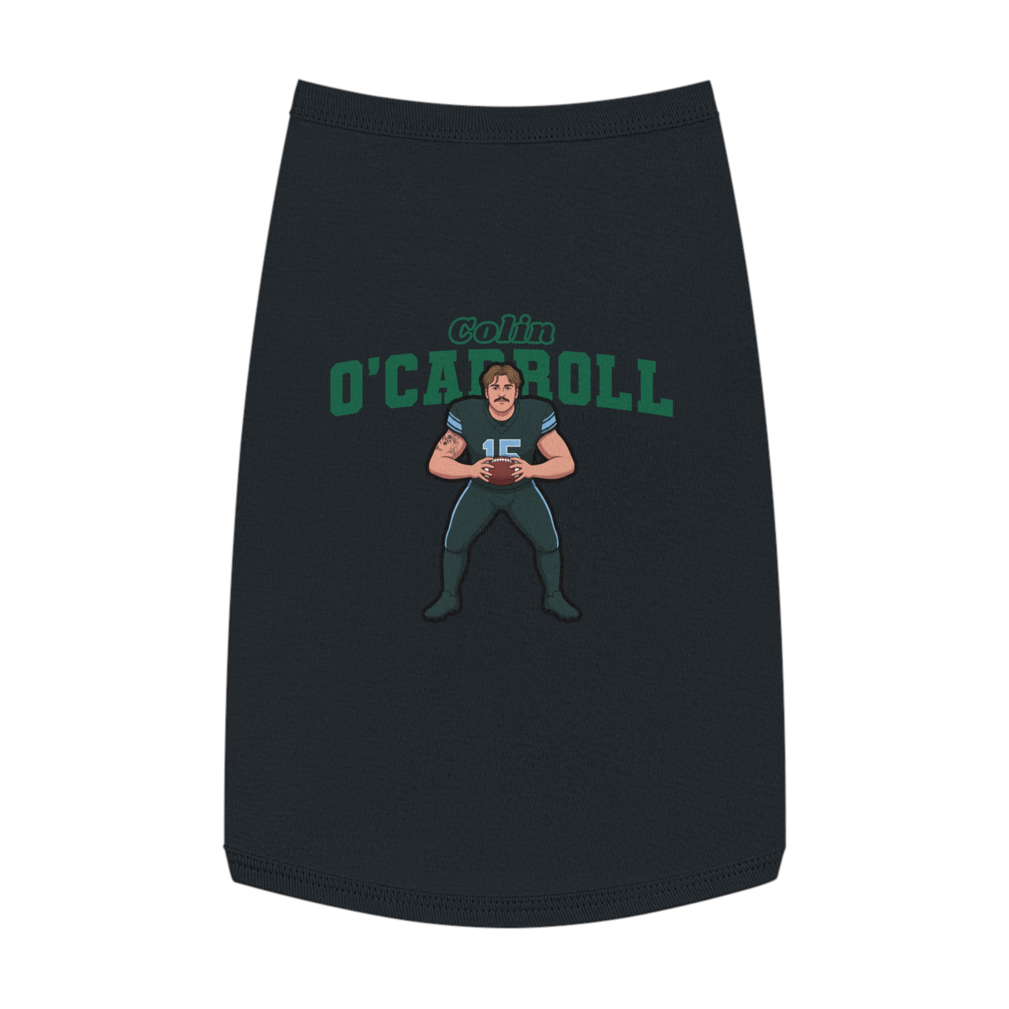 Pet Tank Top — character_name_arch in Black