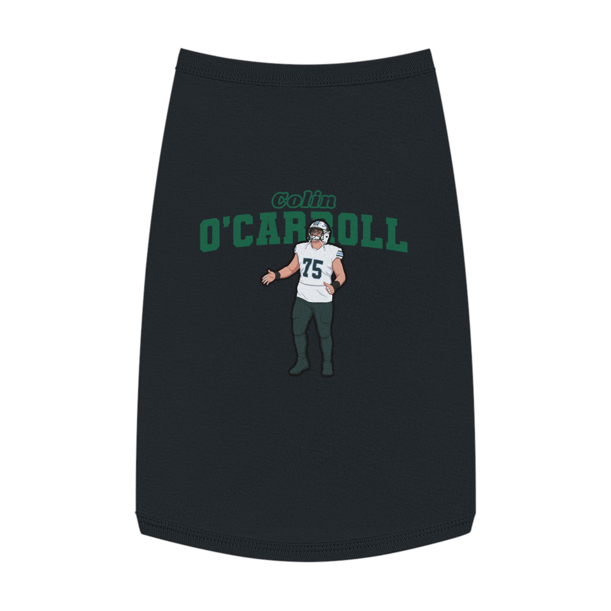 Pet Tank Top — character_name_arch in White