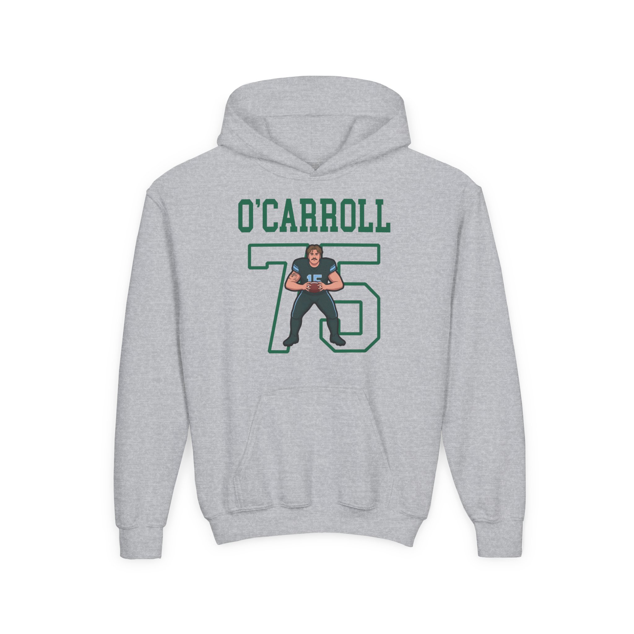 Youth Hoodie — character_shirsey in Grey