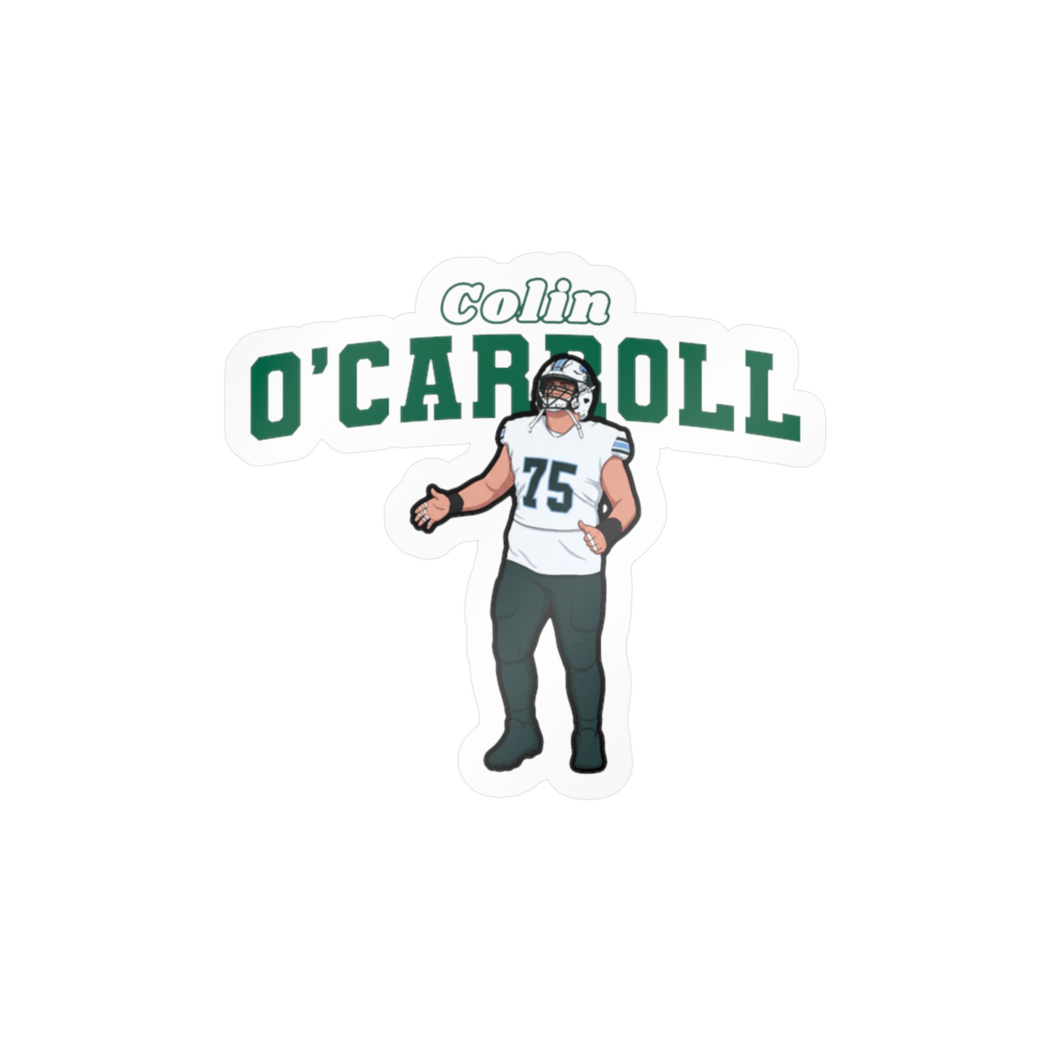 Vinyl Sticker — character_name_arch in Classic