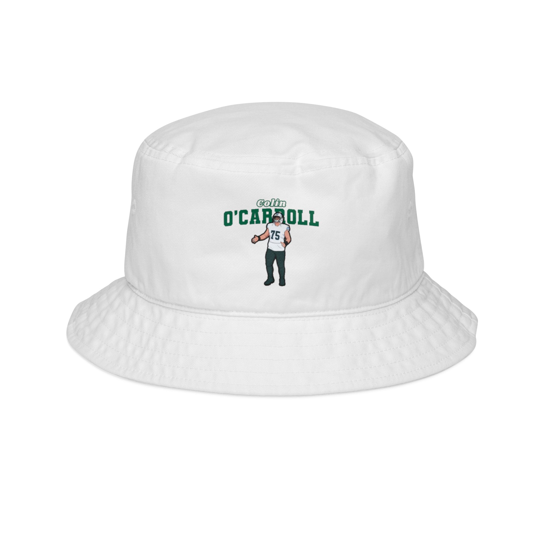Bucket Hat — character_name_arch in White