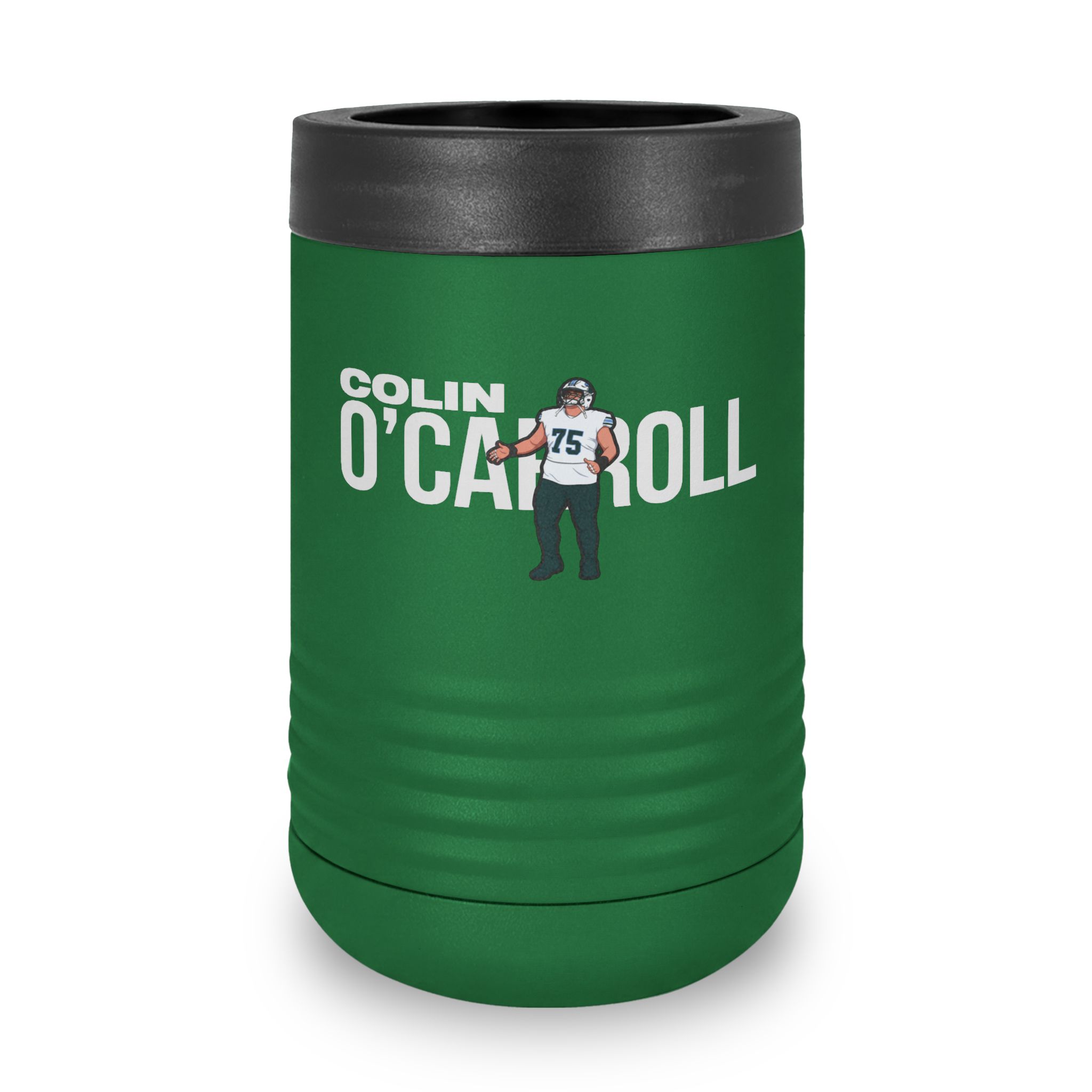 Stainless Can Cooler — character_player_name in Green