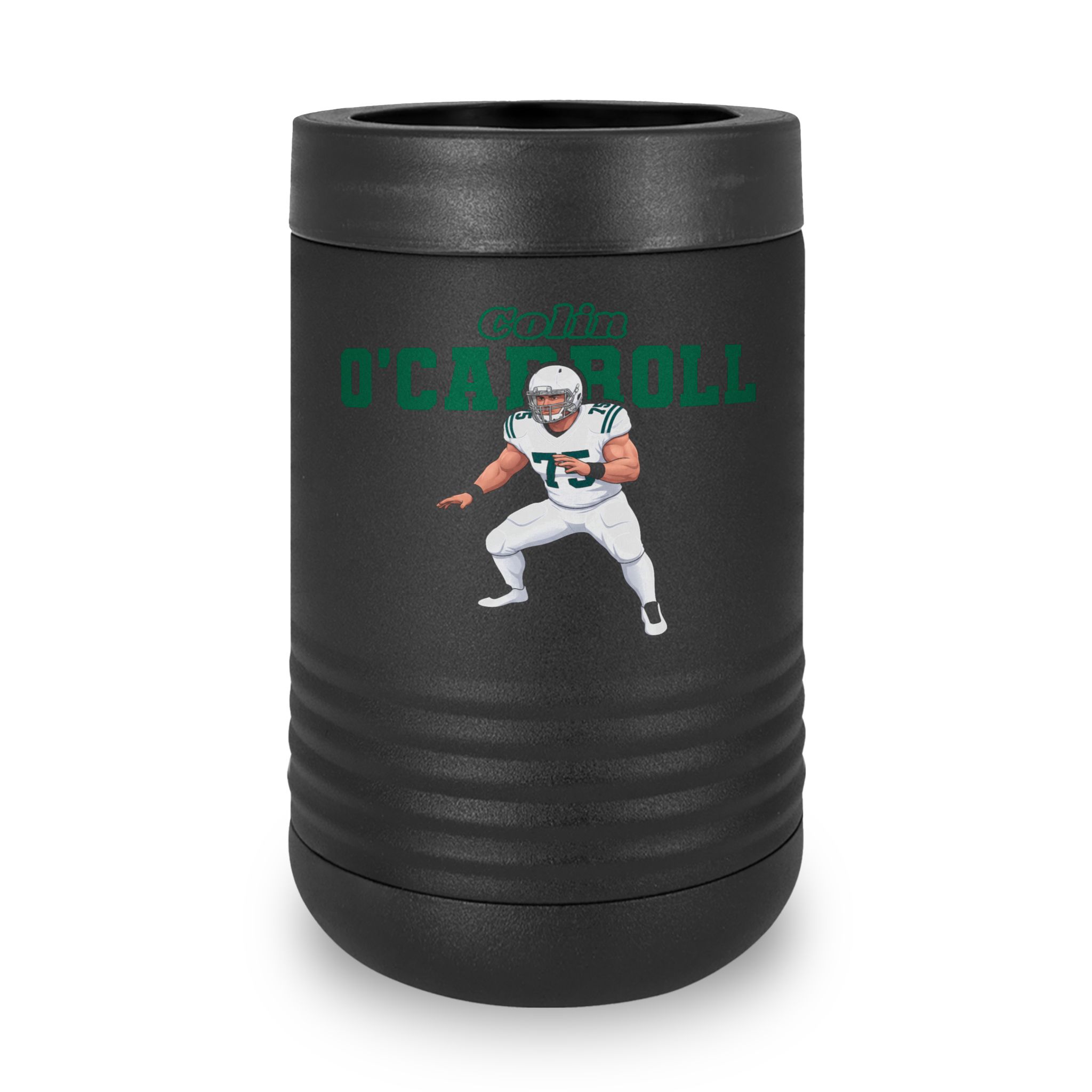Stainless Can Cooler — character_name_arch in Black