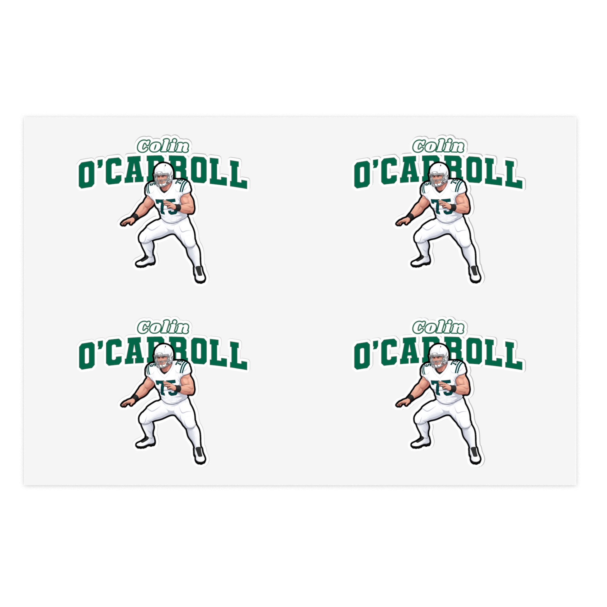 Sticker Sheet — character_name_arch in Classic