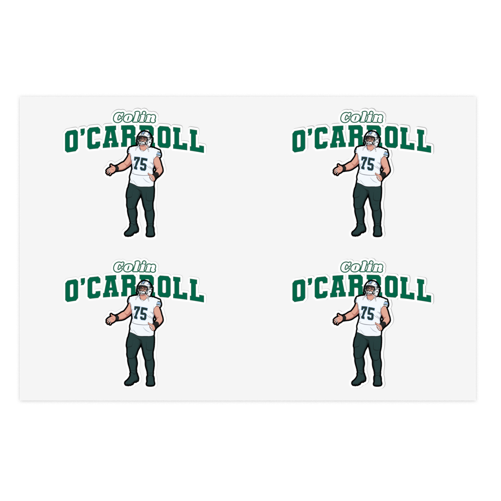 Sticker Sheet — character_name_arch in Classic