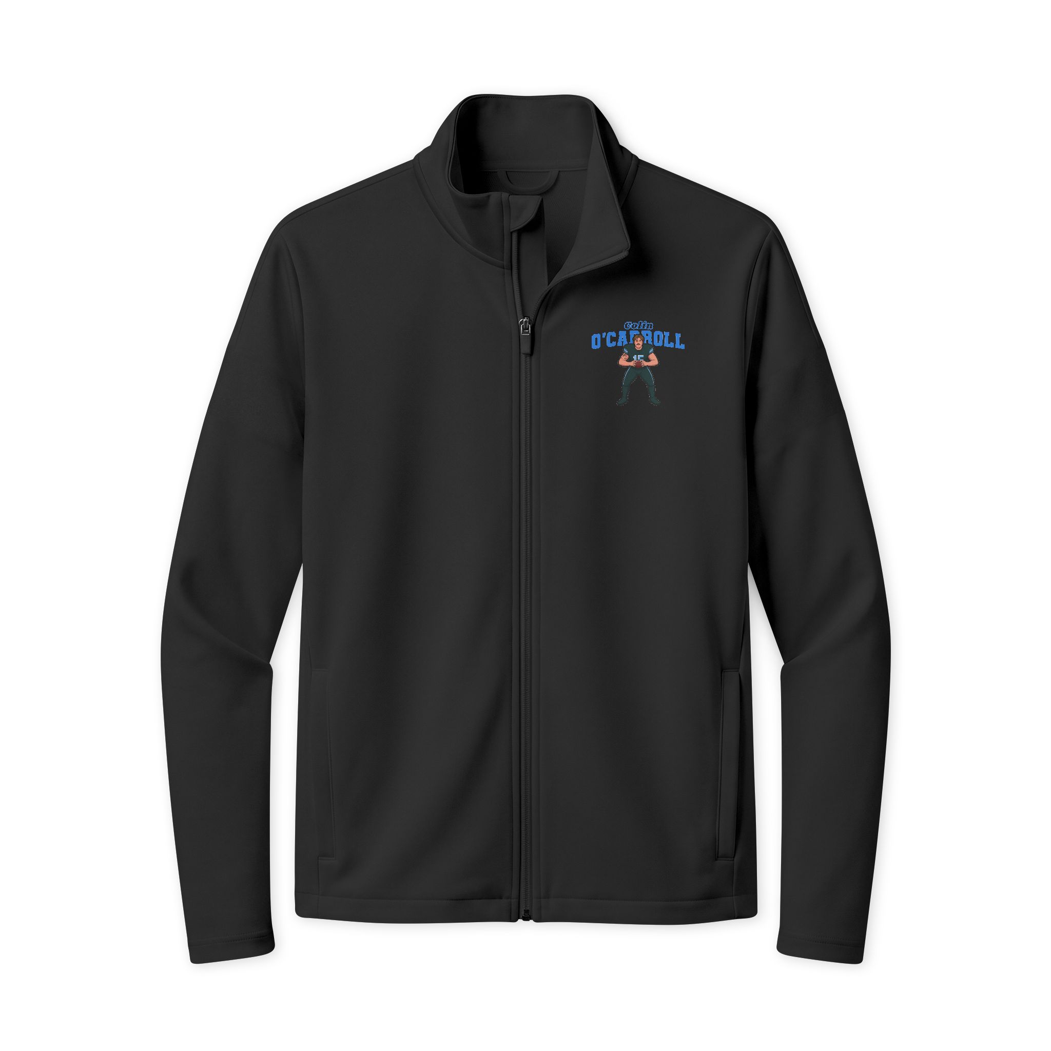 Travel Full-Zip Jacket — character_name_arch in Black/ Black