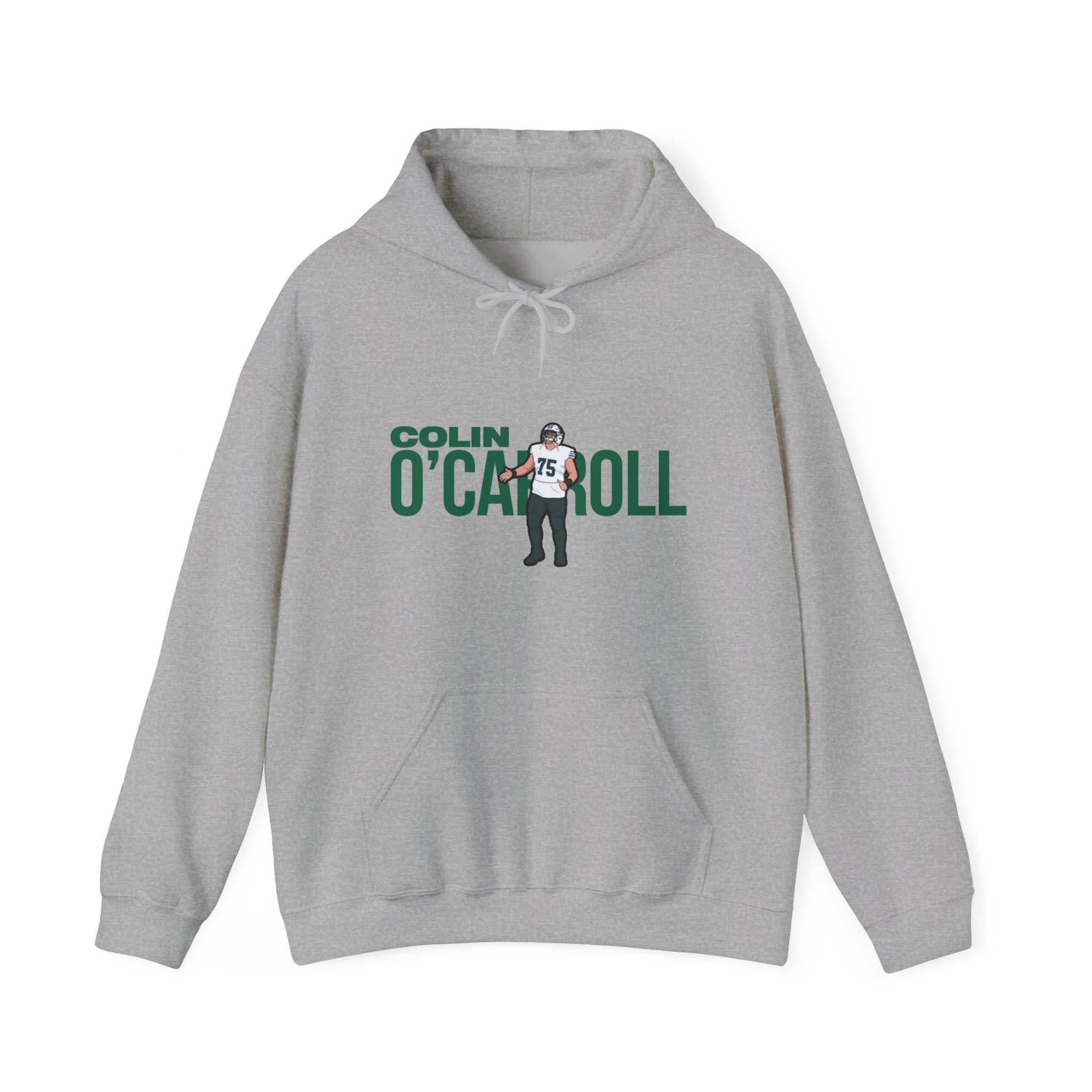 Hoodie — character_player_name in Grey