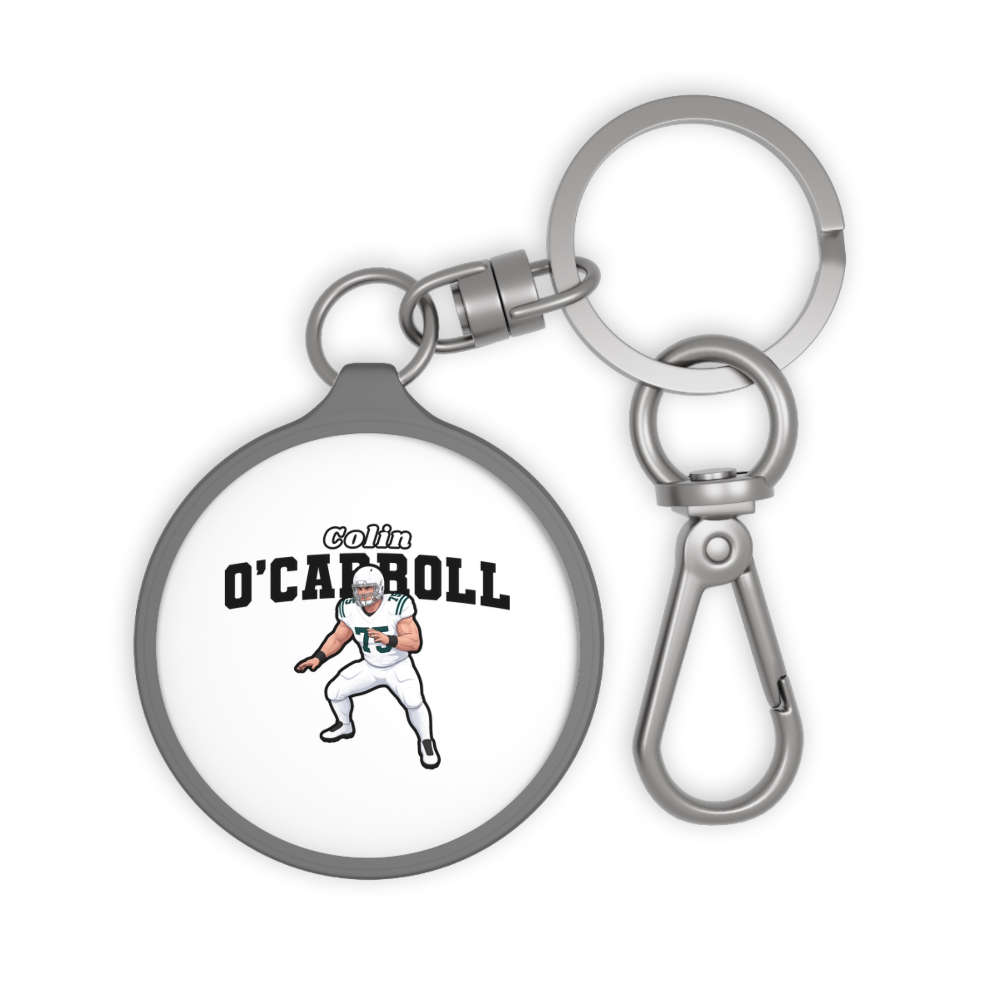Keychain — character_name_arch in Grey