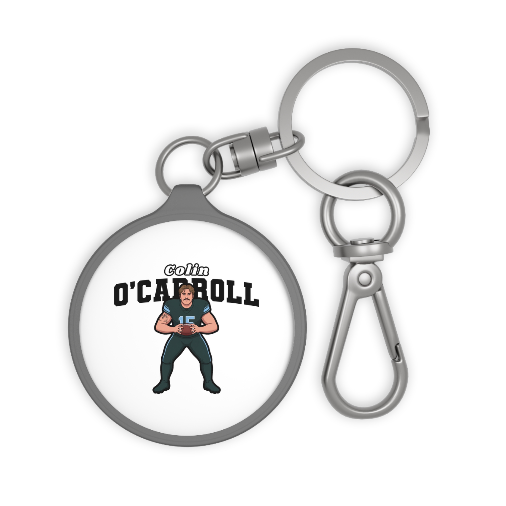 Keychain — character_name_arch in Grey