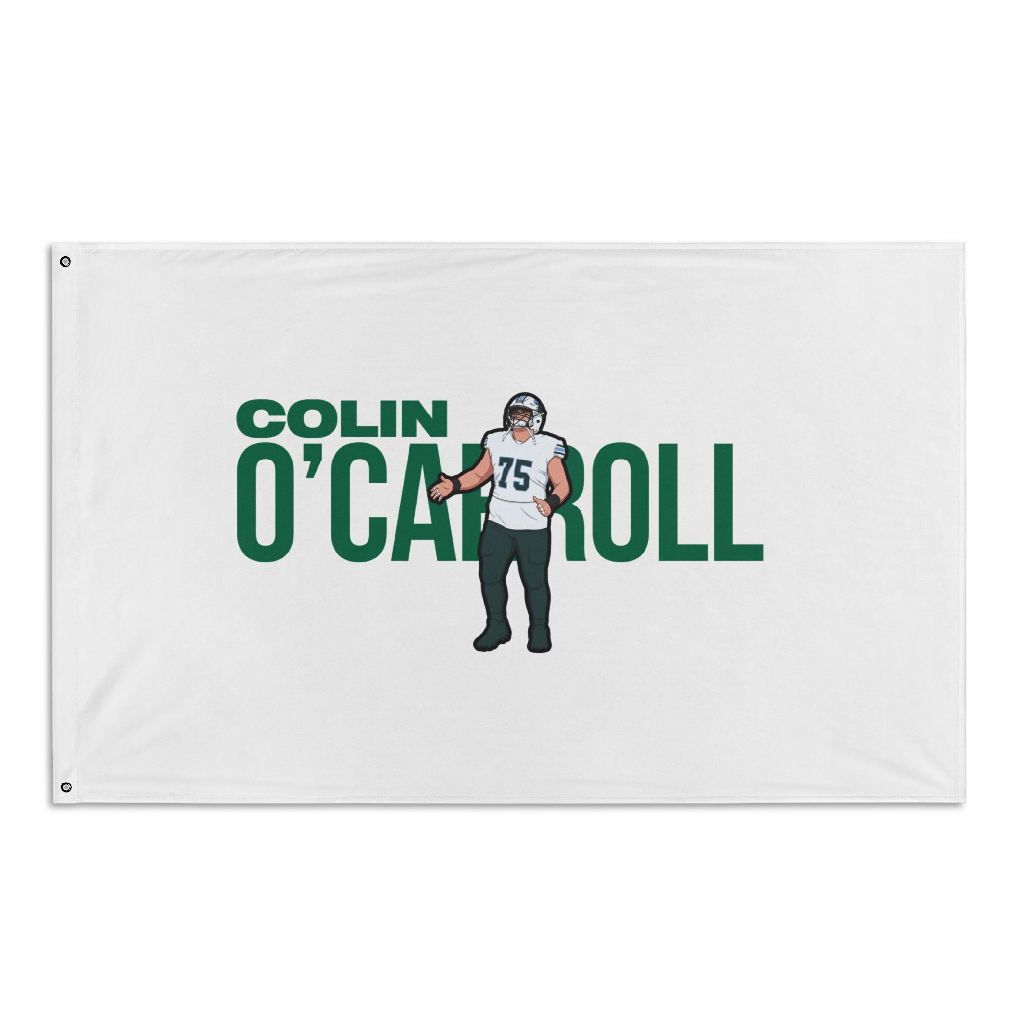 Flag (35 × 56 in) — character_player_name in Classic
