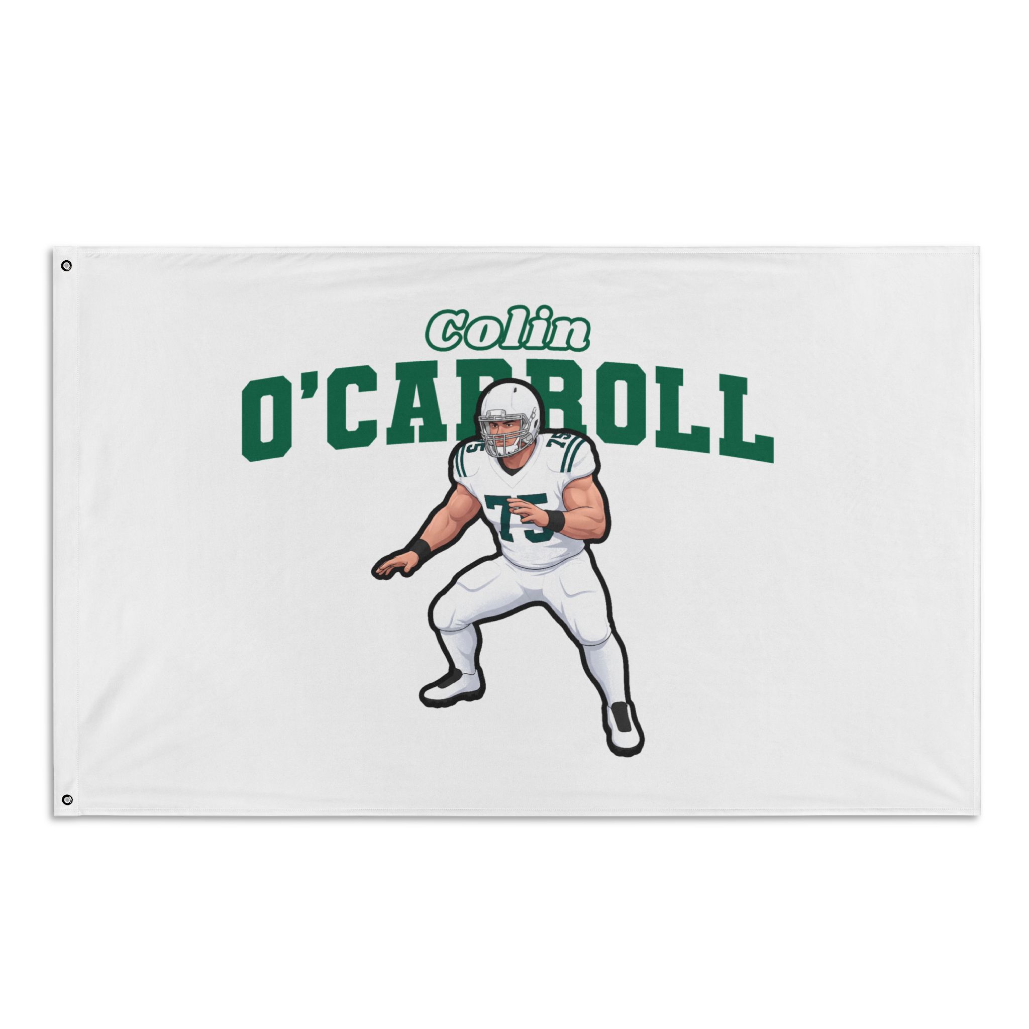 Flag (35 × 56 in) — character_name_arch in Classic