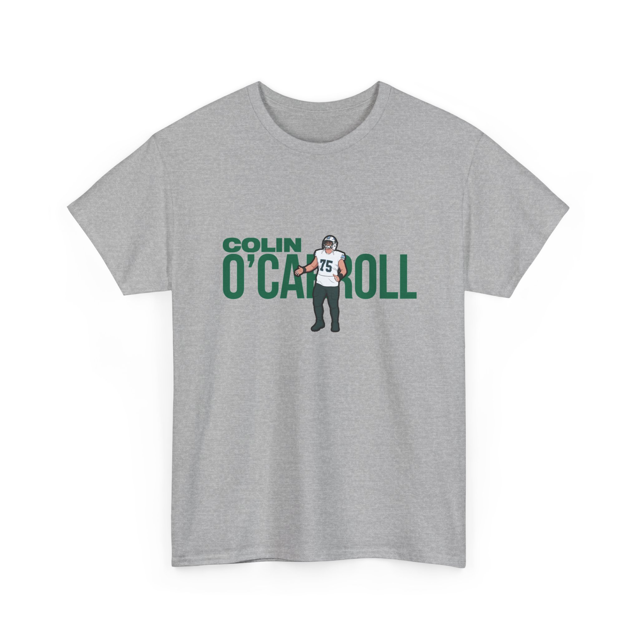 Tee — character_player_name in Grey
