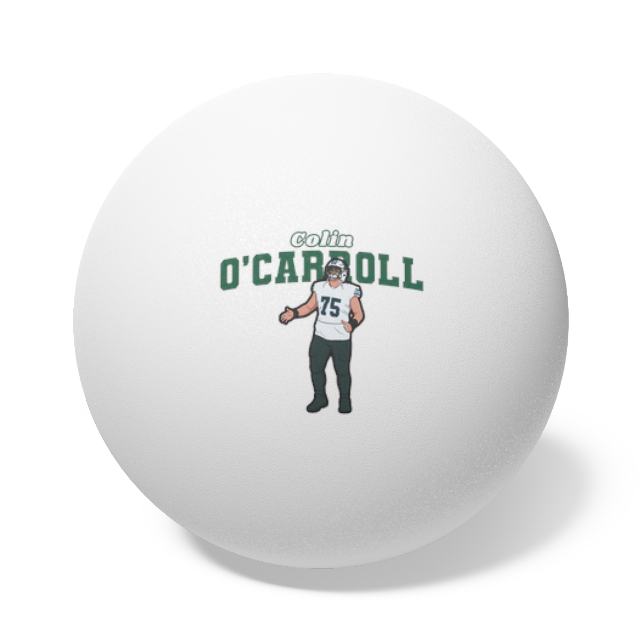 Ping Pong Balls, 6 pcs — character_name_arch in White